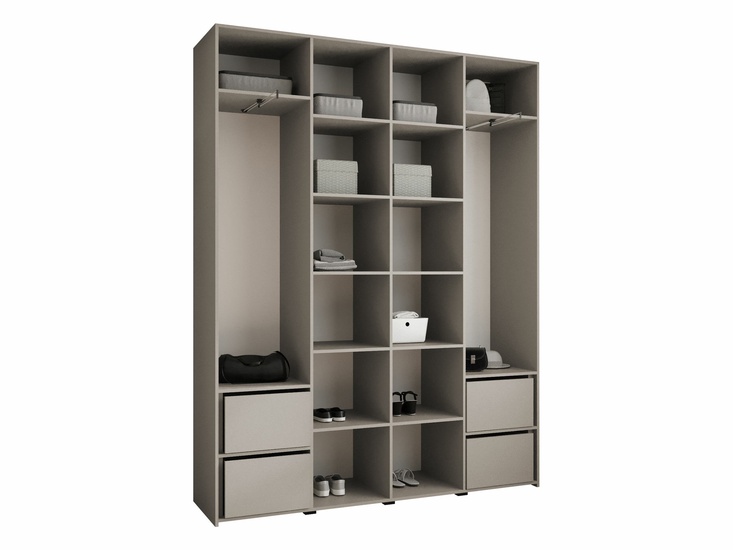 Wardrobe Hartford 554 (White)