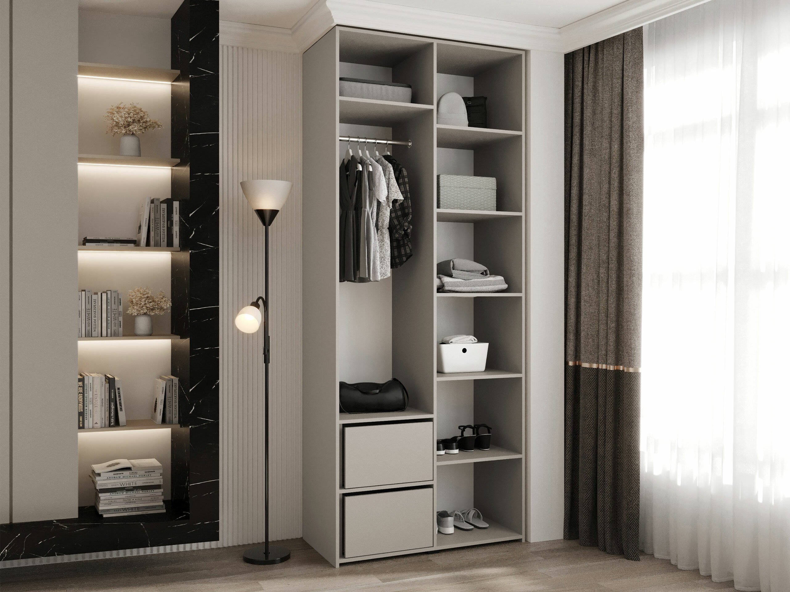 Wardrobe Hartford 562 (Cashmere)