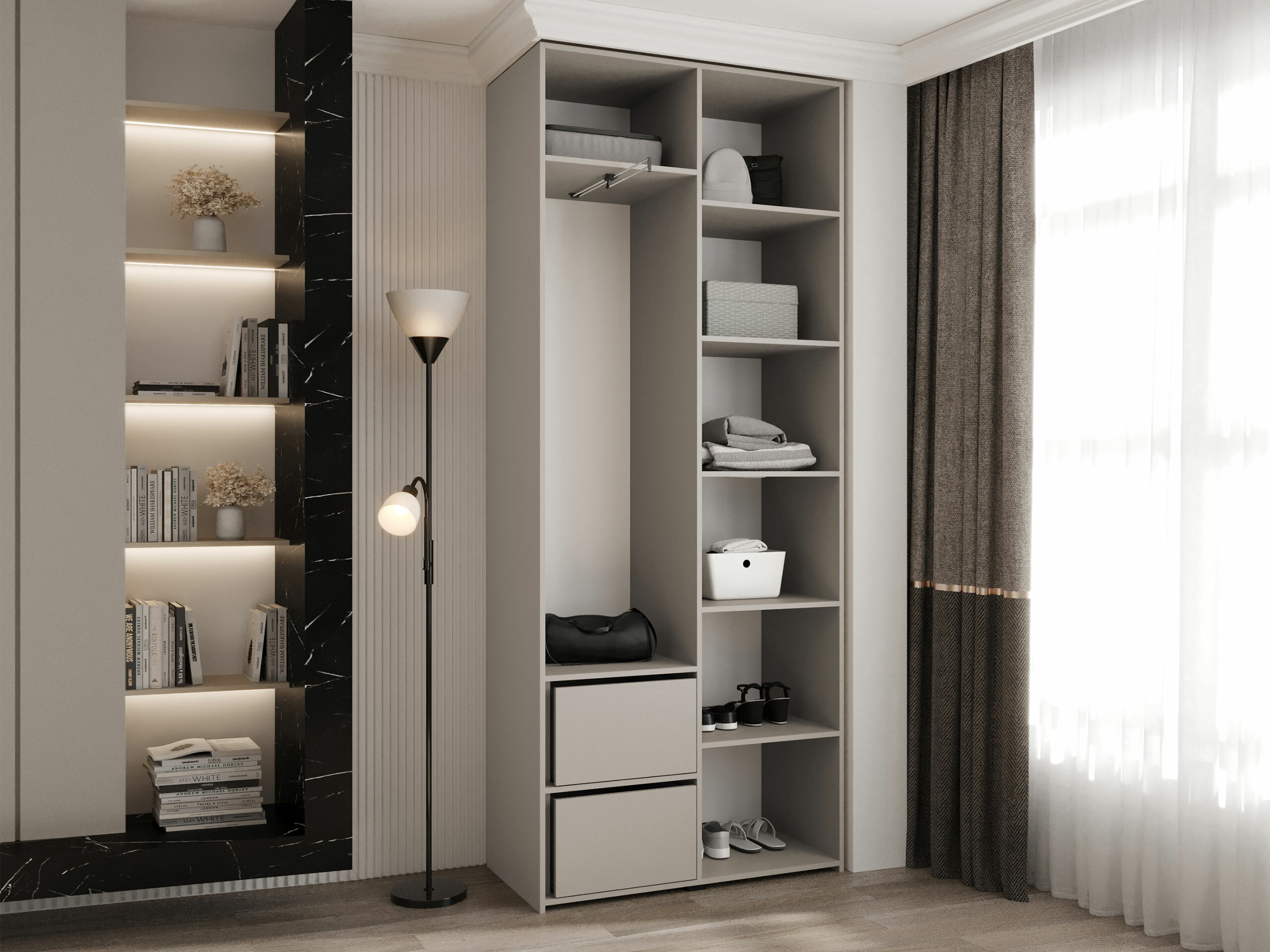 Wardrobe Hartford 562 (Cashmere)