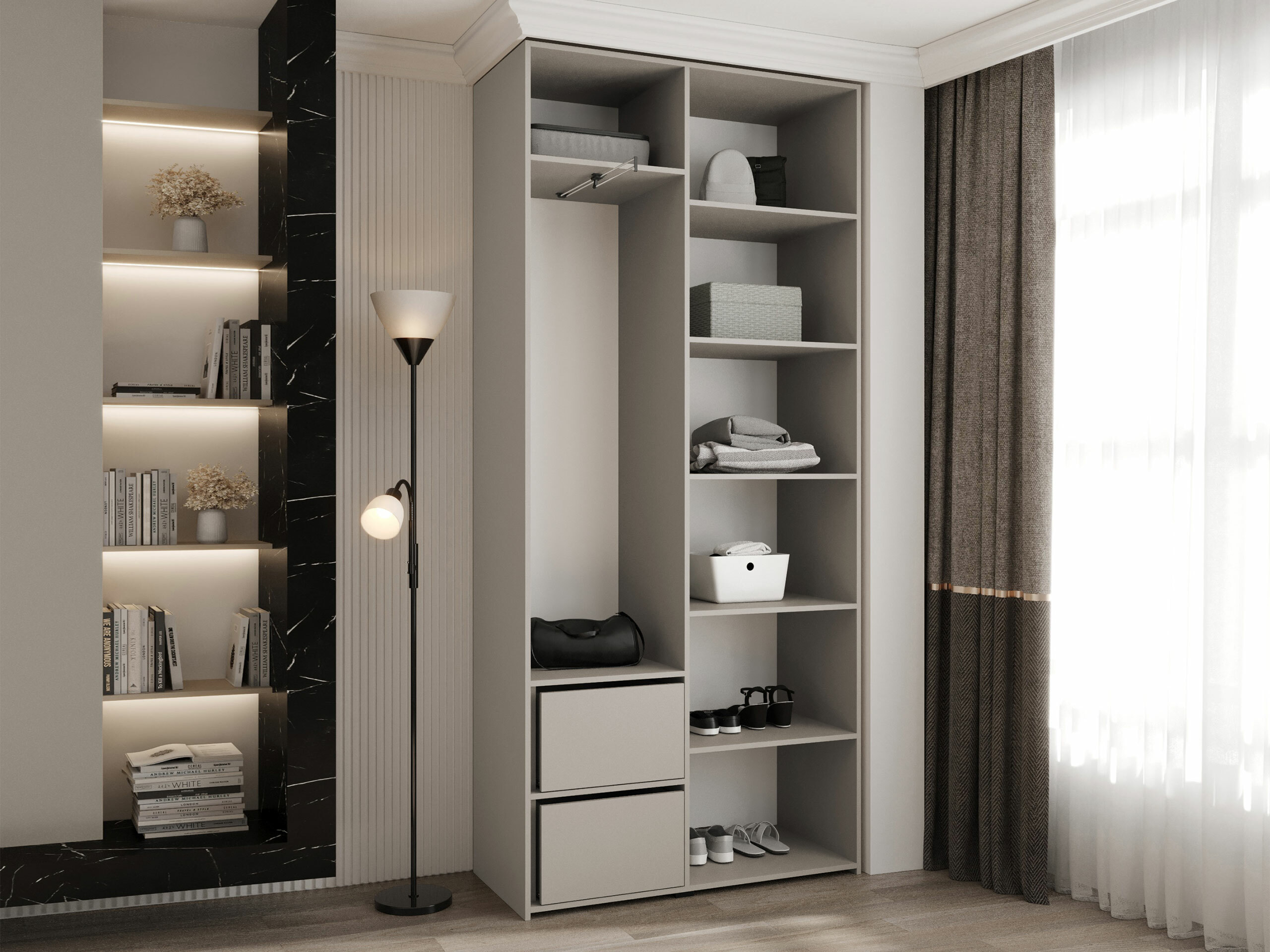 Wardrobe Hartford 562 (White)