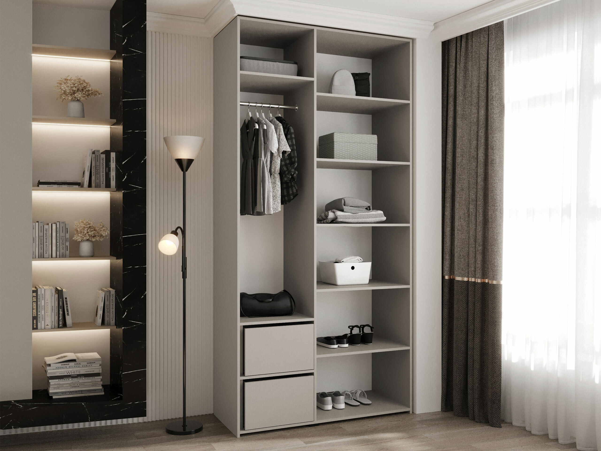 Wardrobe Hartford 563 (White)