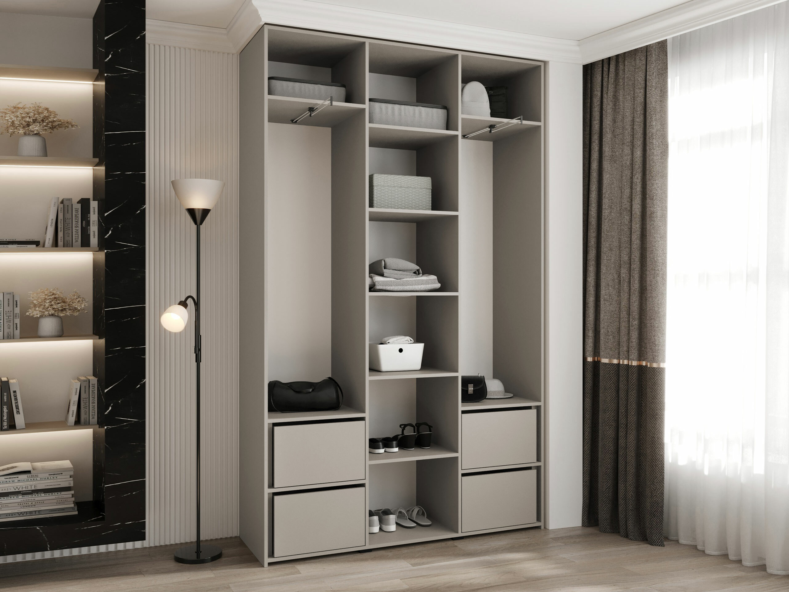 Wardrobe Hartford 563 (White)