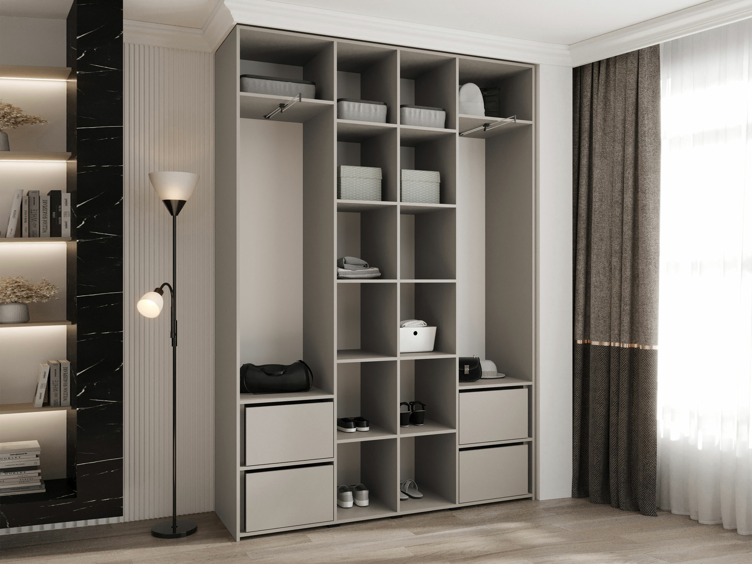 Wardrobe Hartford 564 (White)