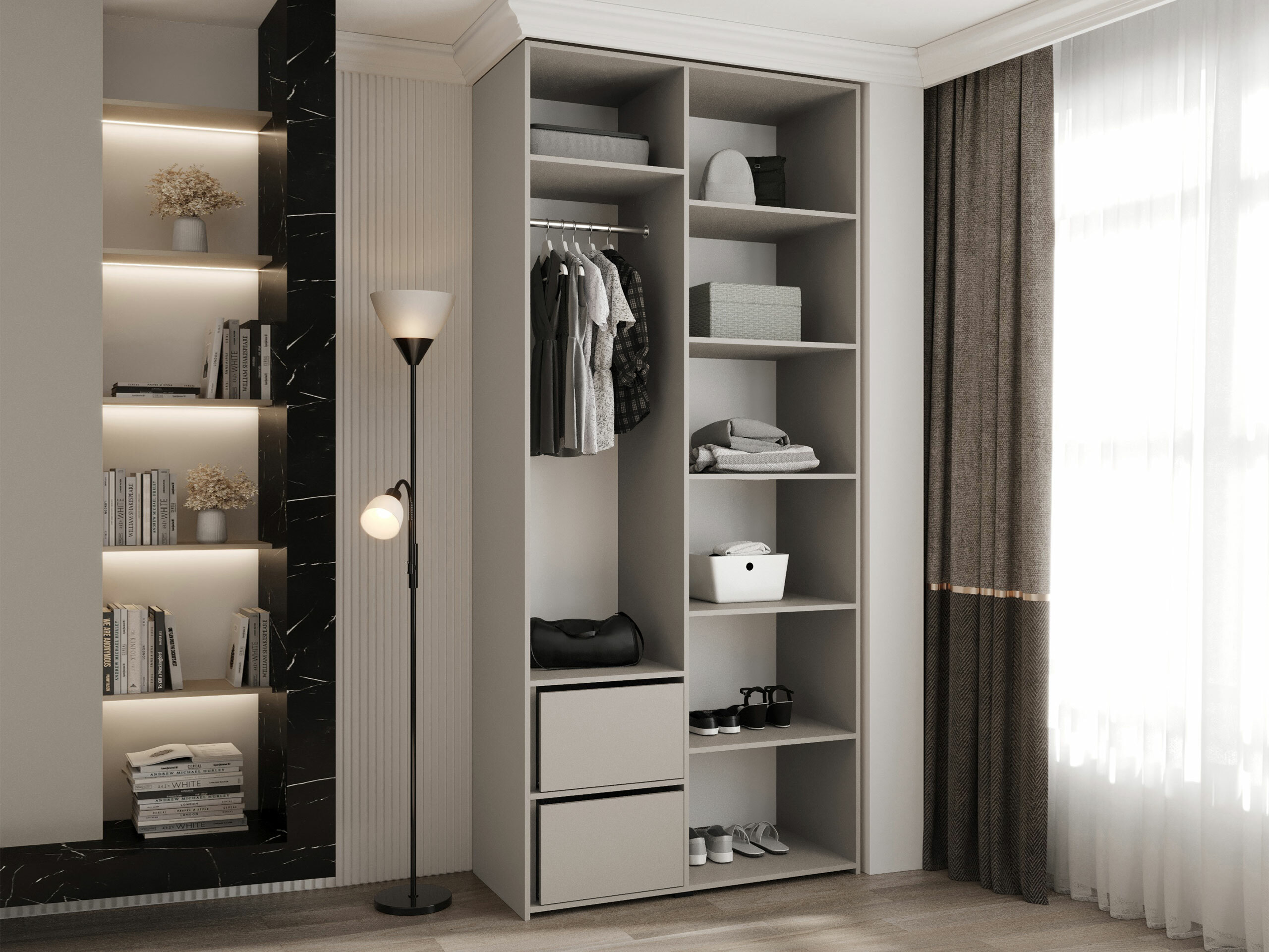 Wardrobe Hartford 569 (Cashmere)