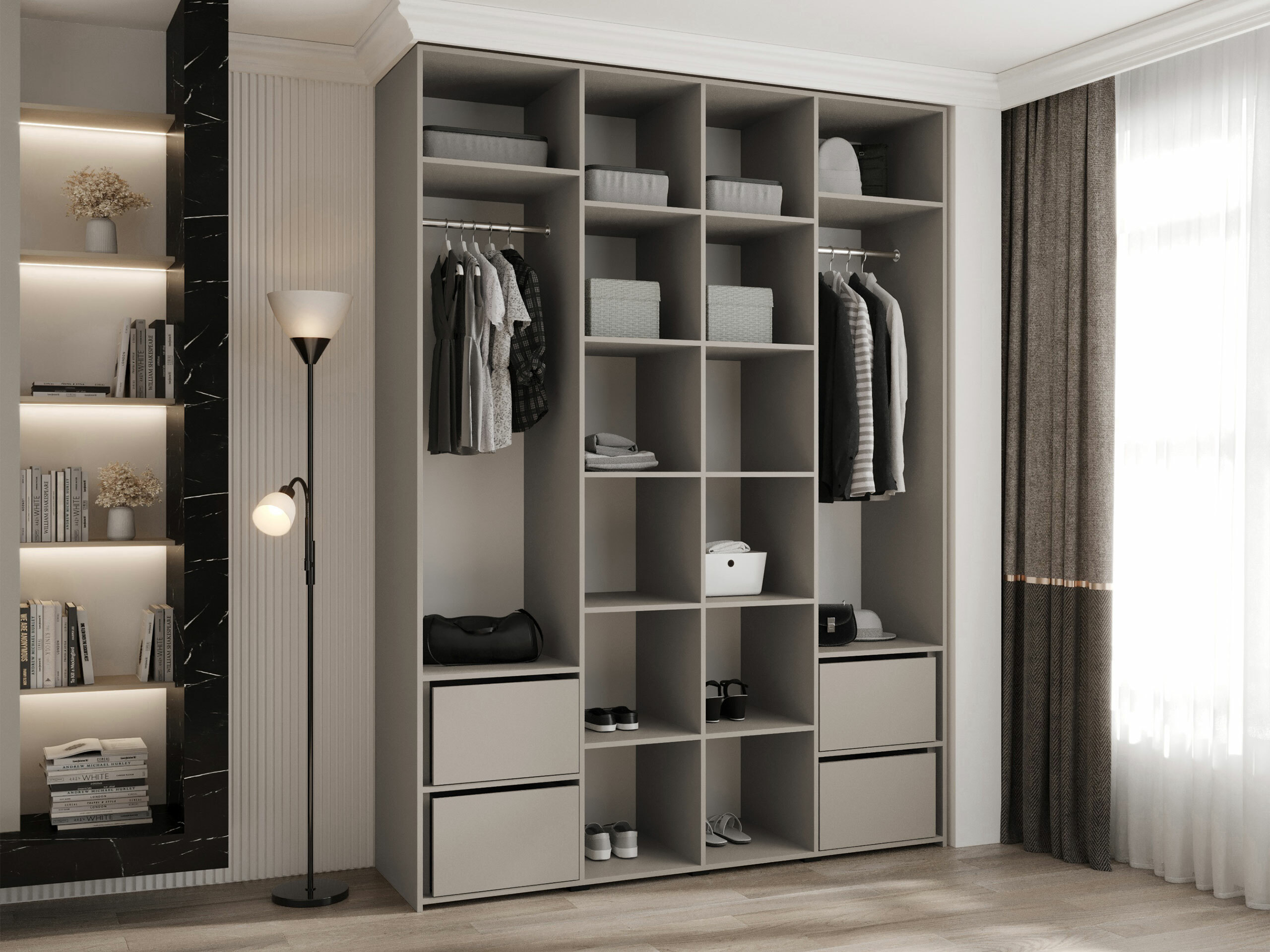 Wardrobe Hartford 570 (White)