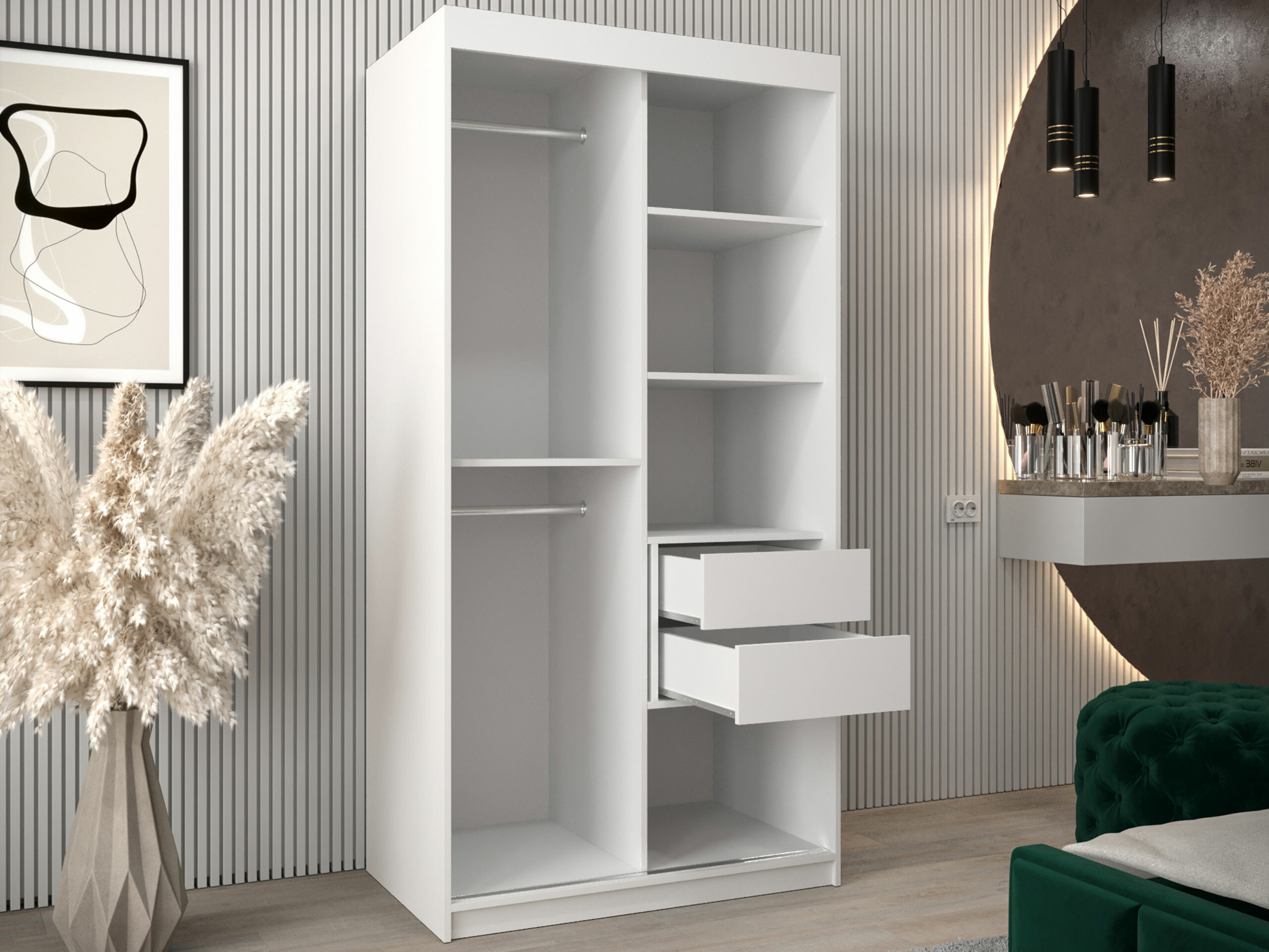 Wardrobe Hartford 578 (Artisan oak)