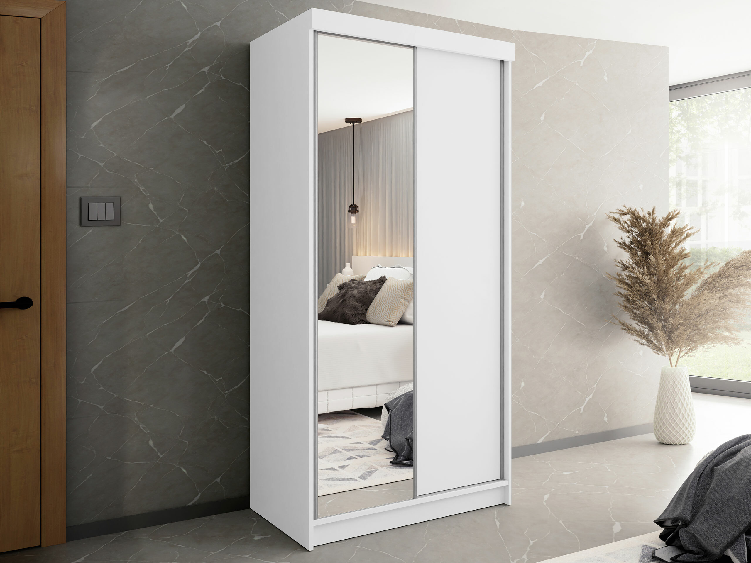 Wardrobe Dover 103 (White)