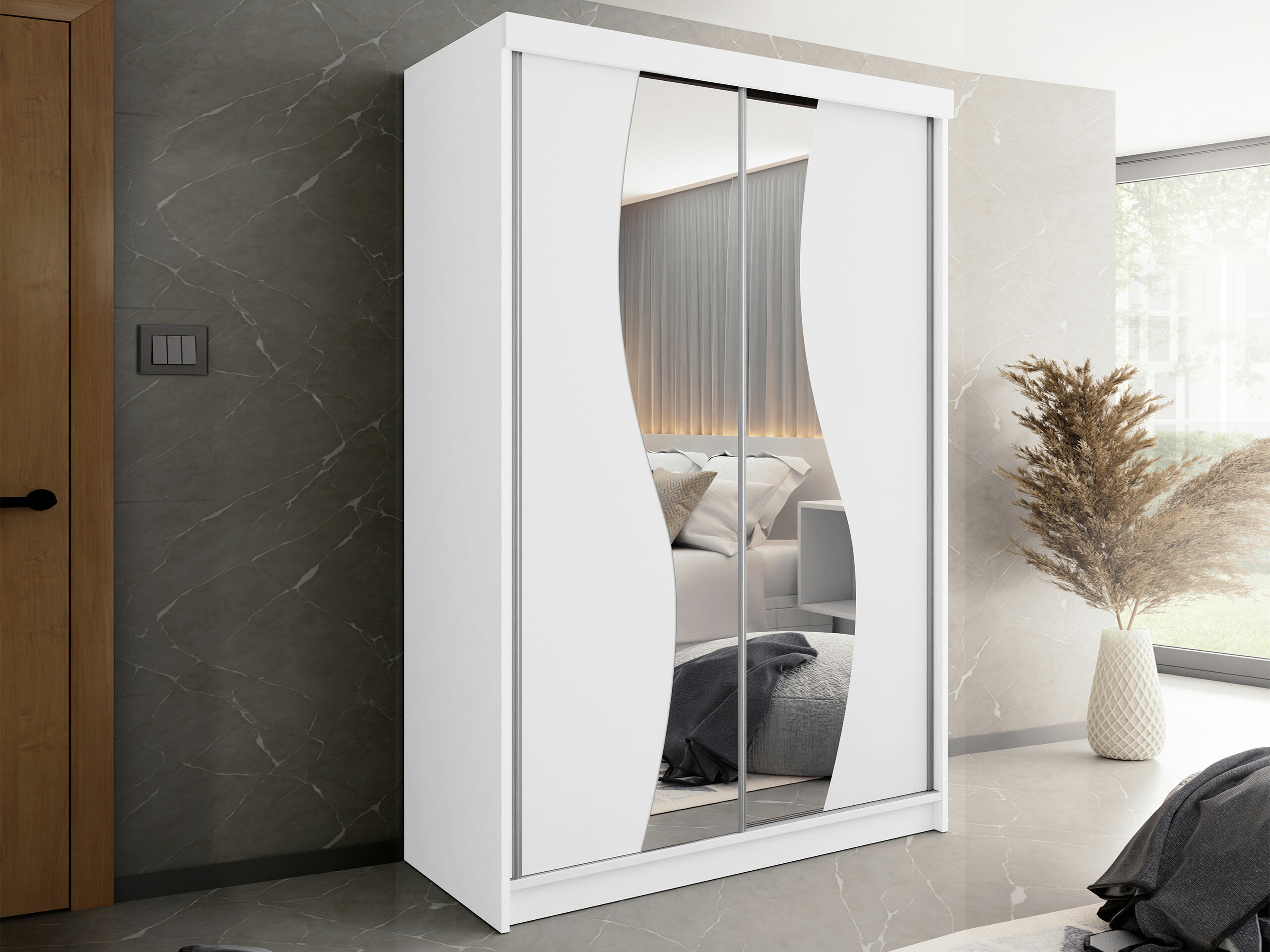 Wardrobe Dover 110 (White)