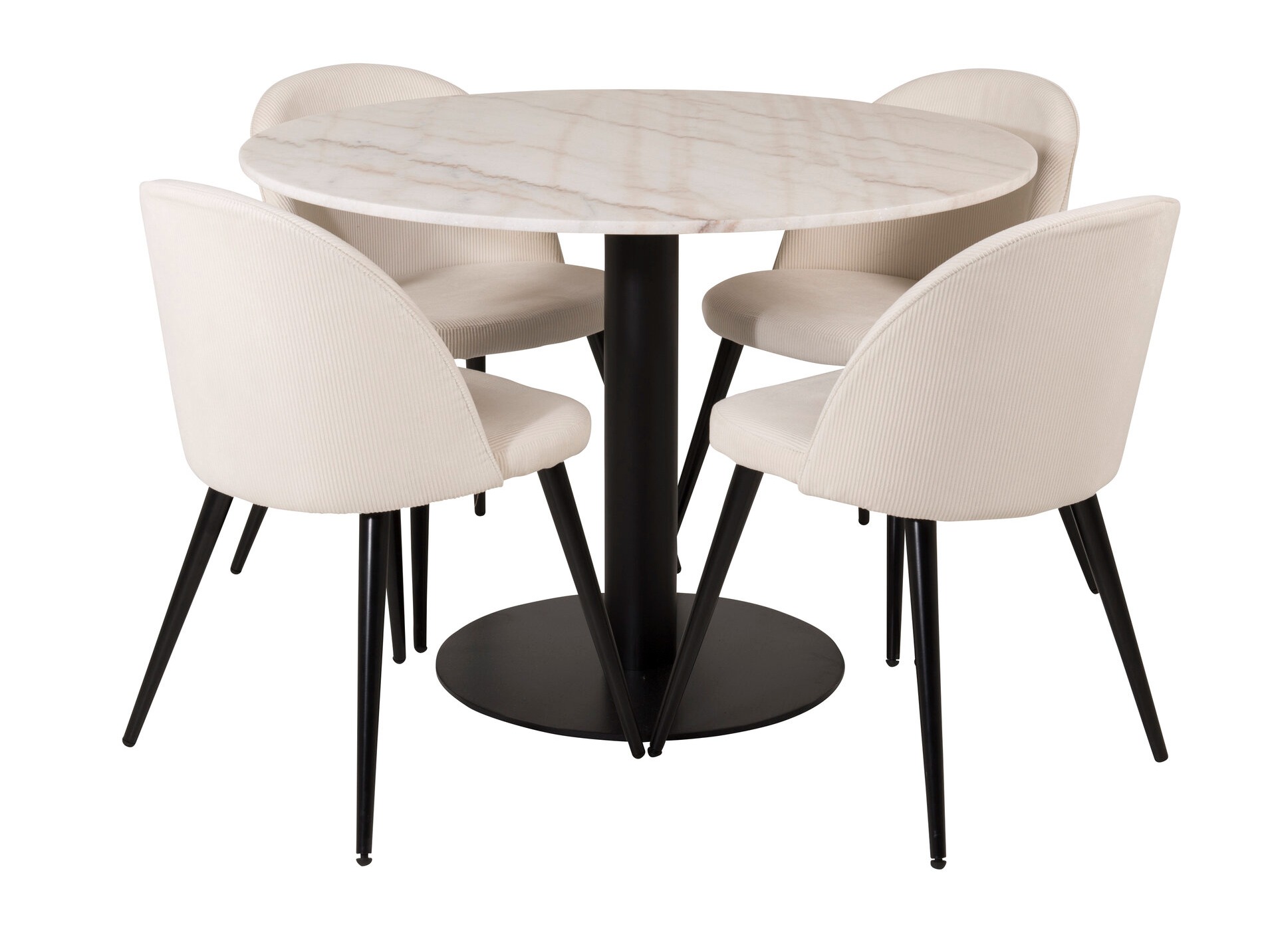 Dining set Dallas 1297 (Beige + Black)