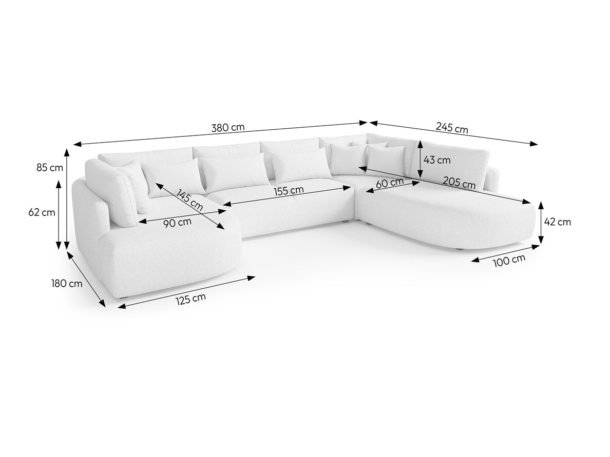 Corner sofa Deca I (Tresor 05)