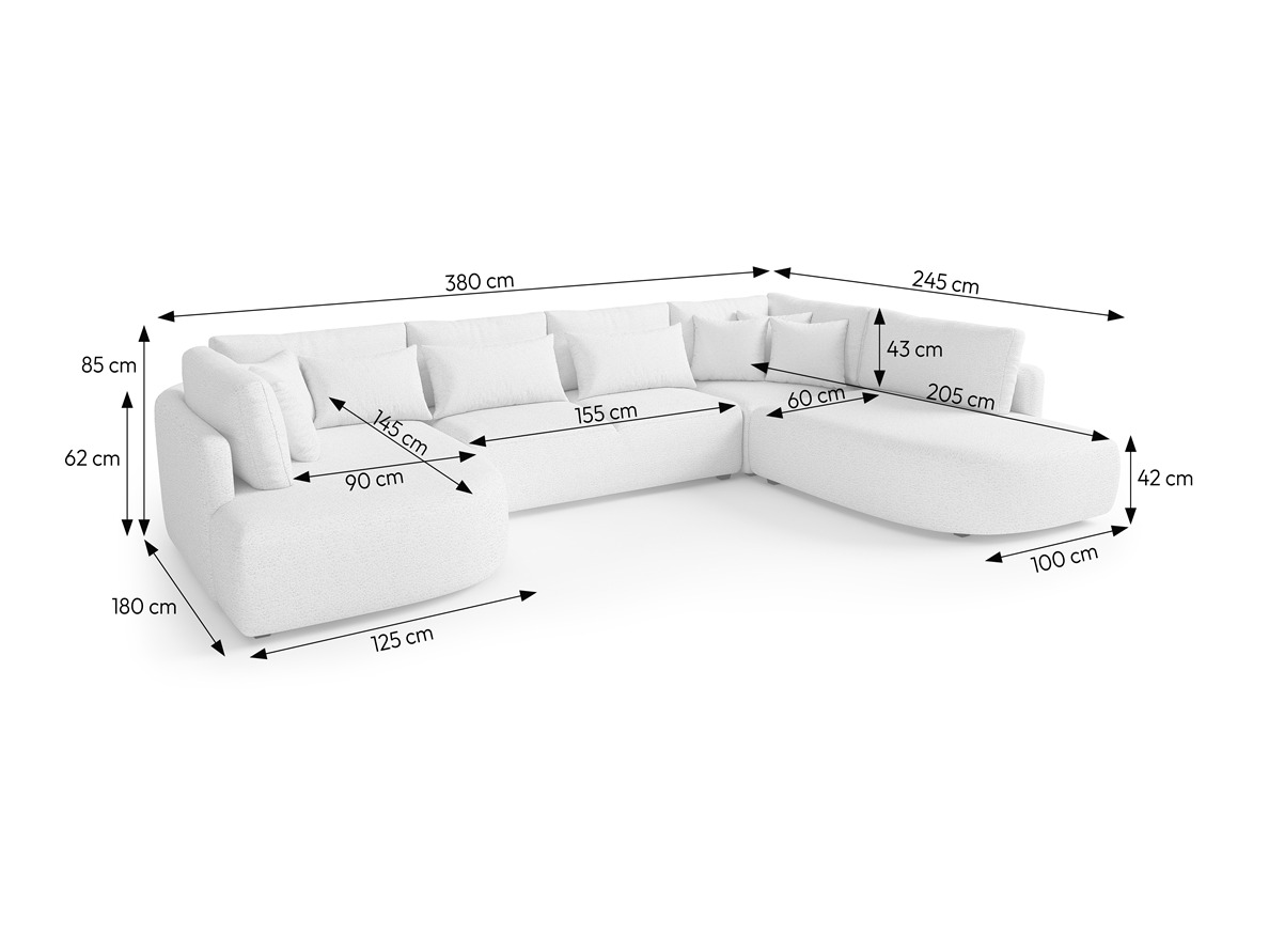 Corner sofa Deca I (Tresor 16)