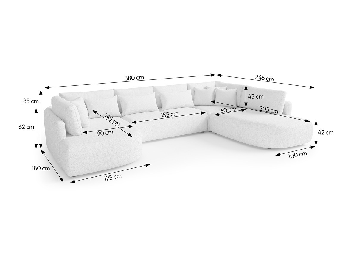 Corner sofa Deca I (Tresor 77)