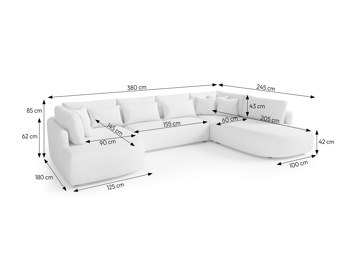 Corner sofa Deca I (Tresor 77)