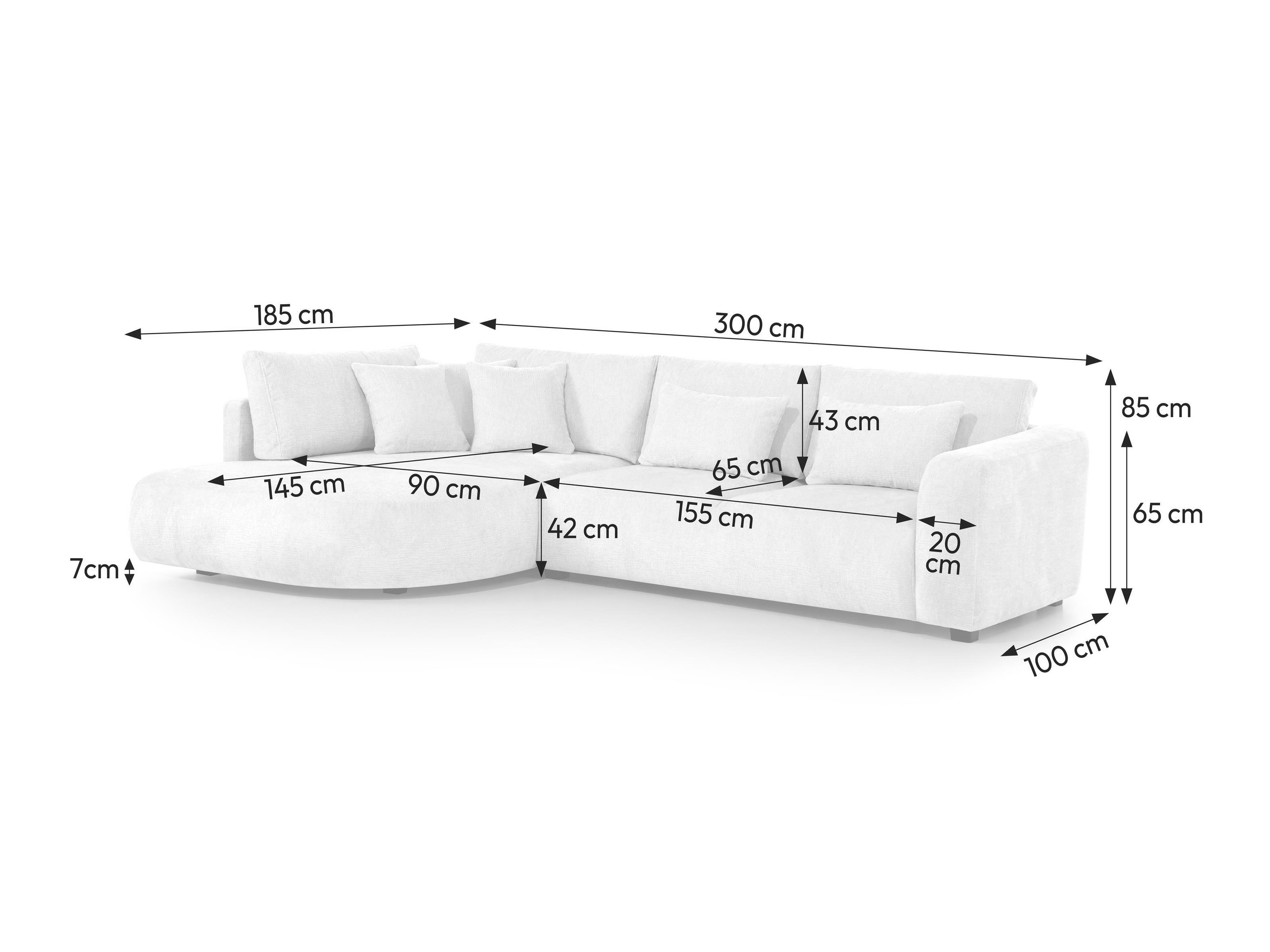 Corner sofa Deca (Tresor 32)
