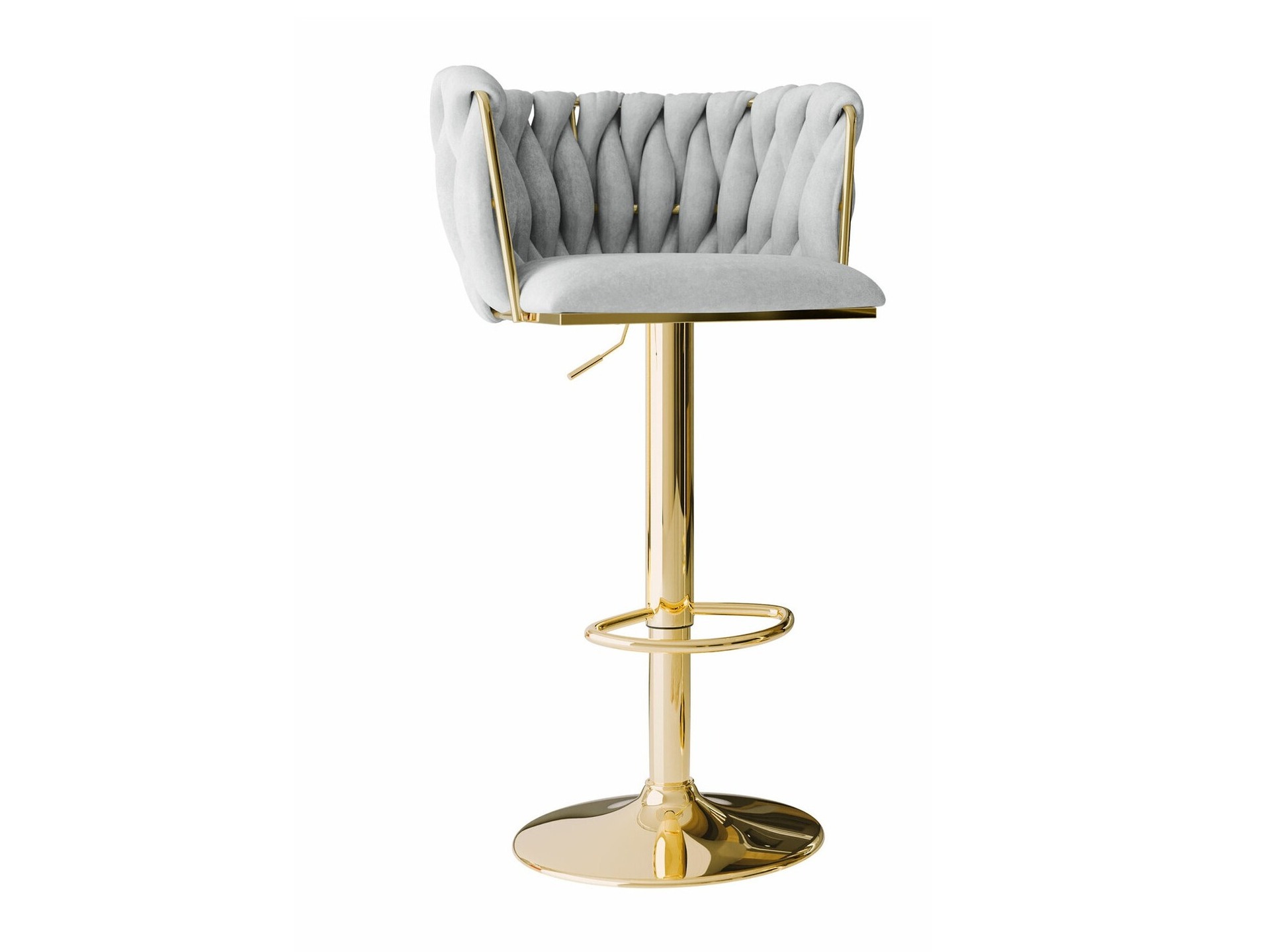 Bar stool Comfivo Hilaritas IV (Golden + Grey)