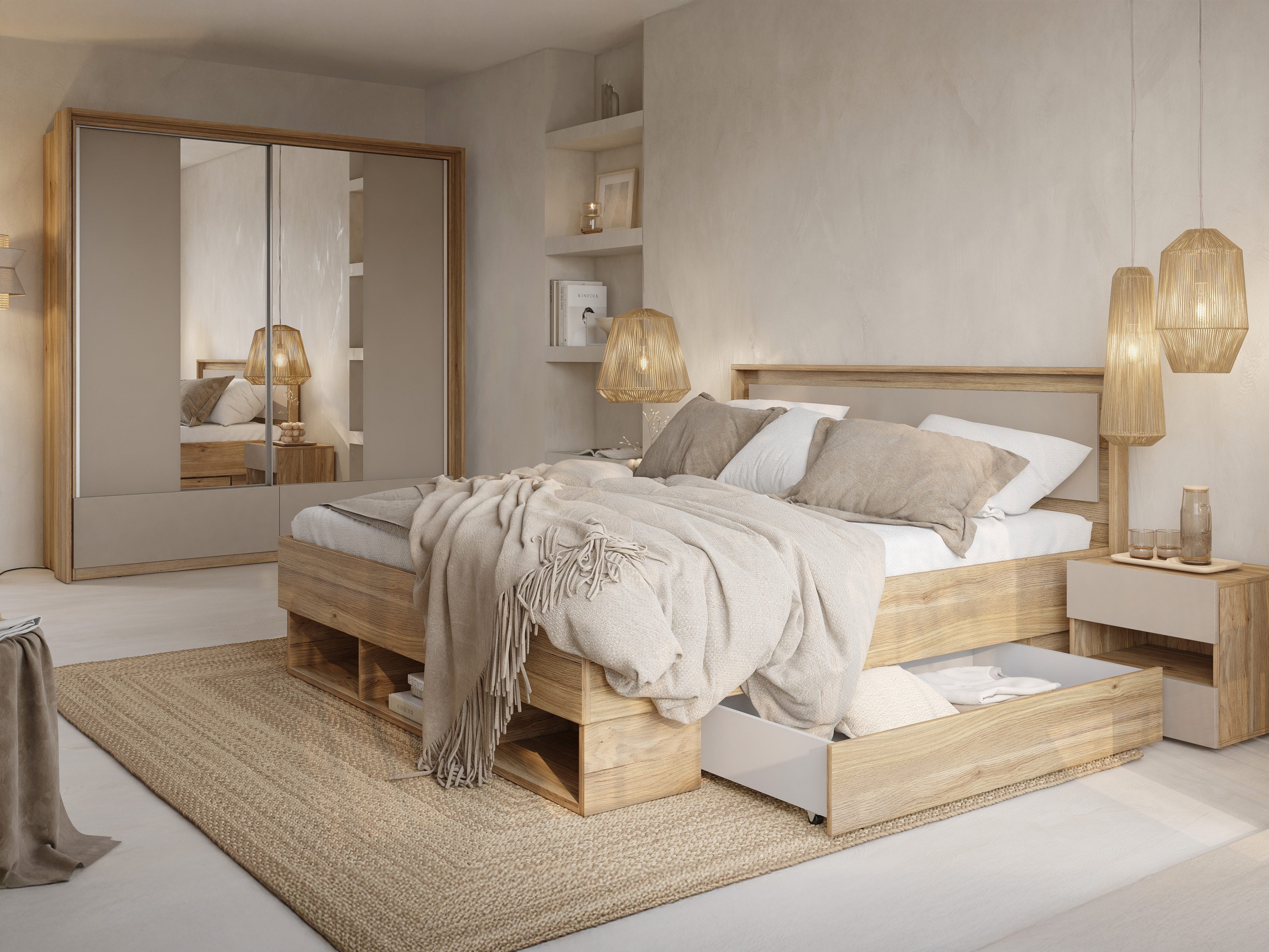 Bedside table Vosalo 100