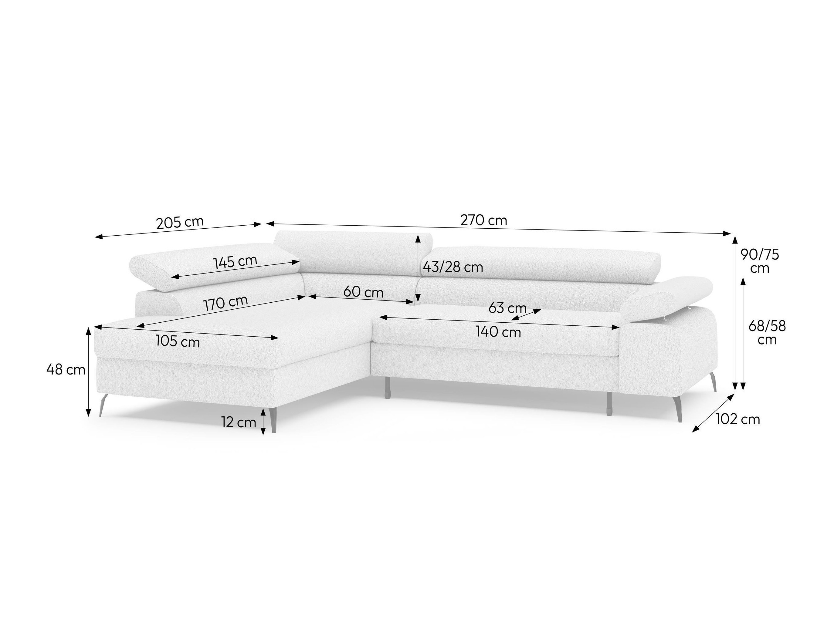 Corner sofa Margate 113 (Egon 48)