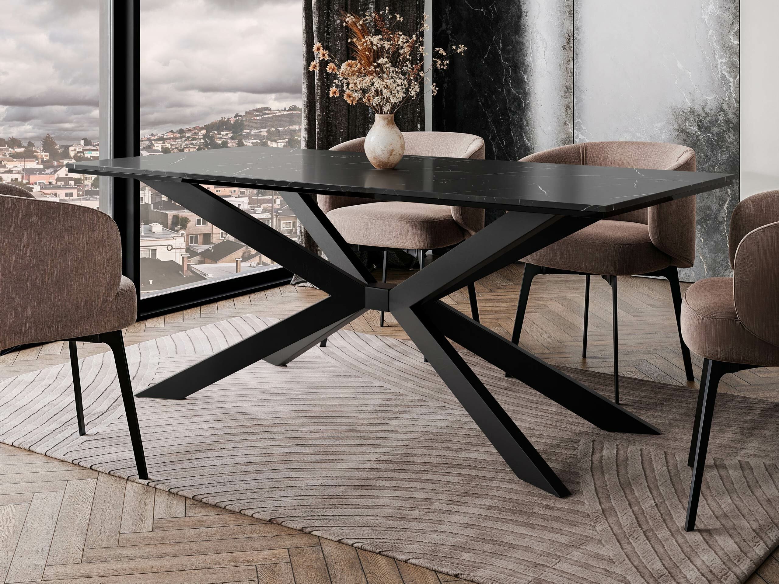Table Goodyear 135 (Black marble)