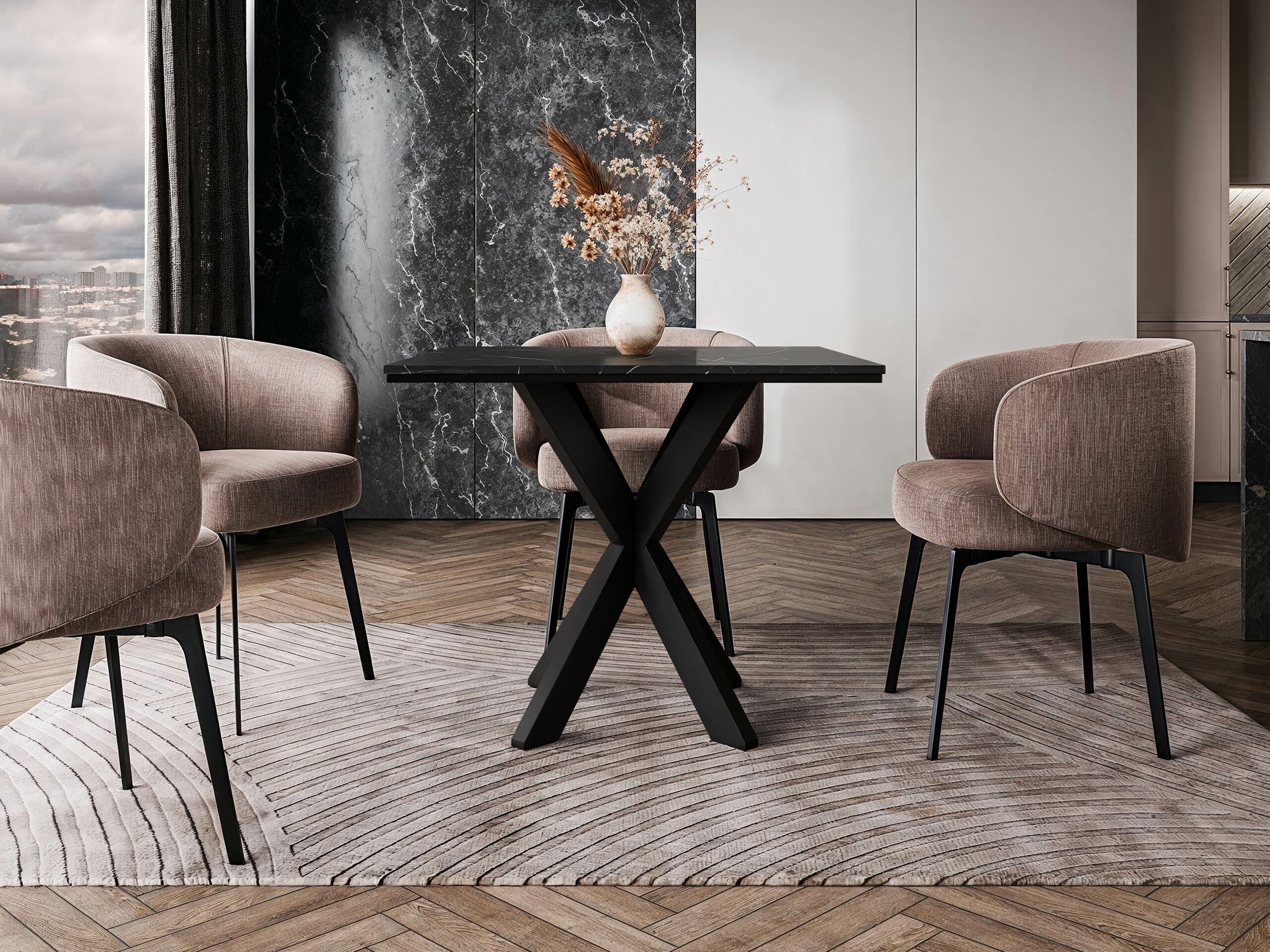 Table Goodyear 137 (Black marble)