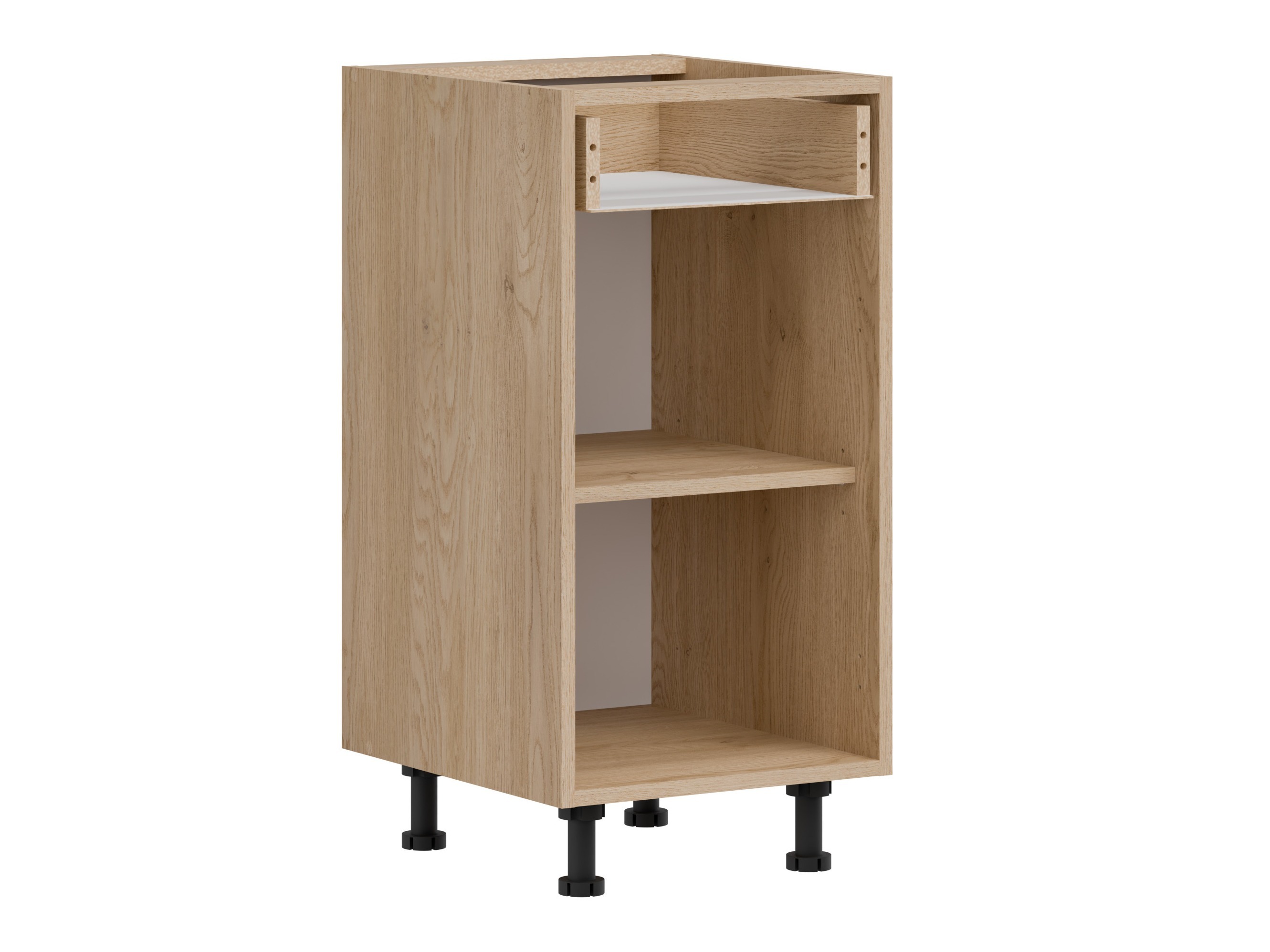 Modular cabinet with drawer and doors Ati Grey 102
