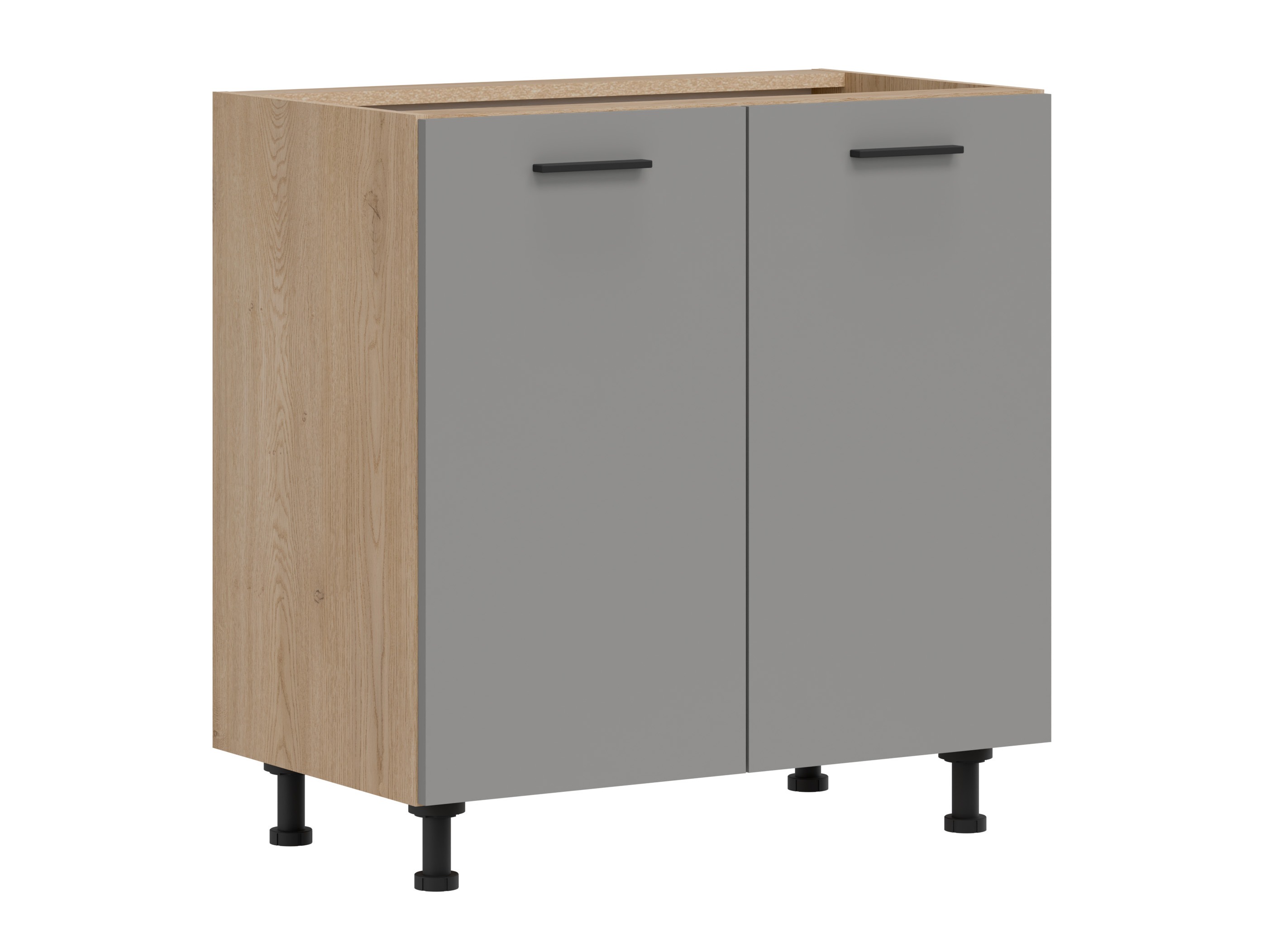 Modular cabinet with doors Ati Grey 109