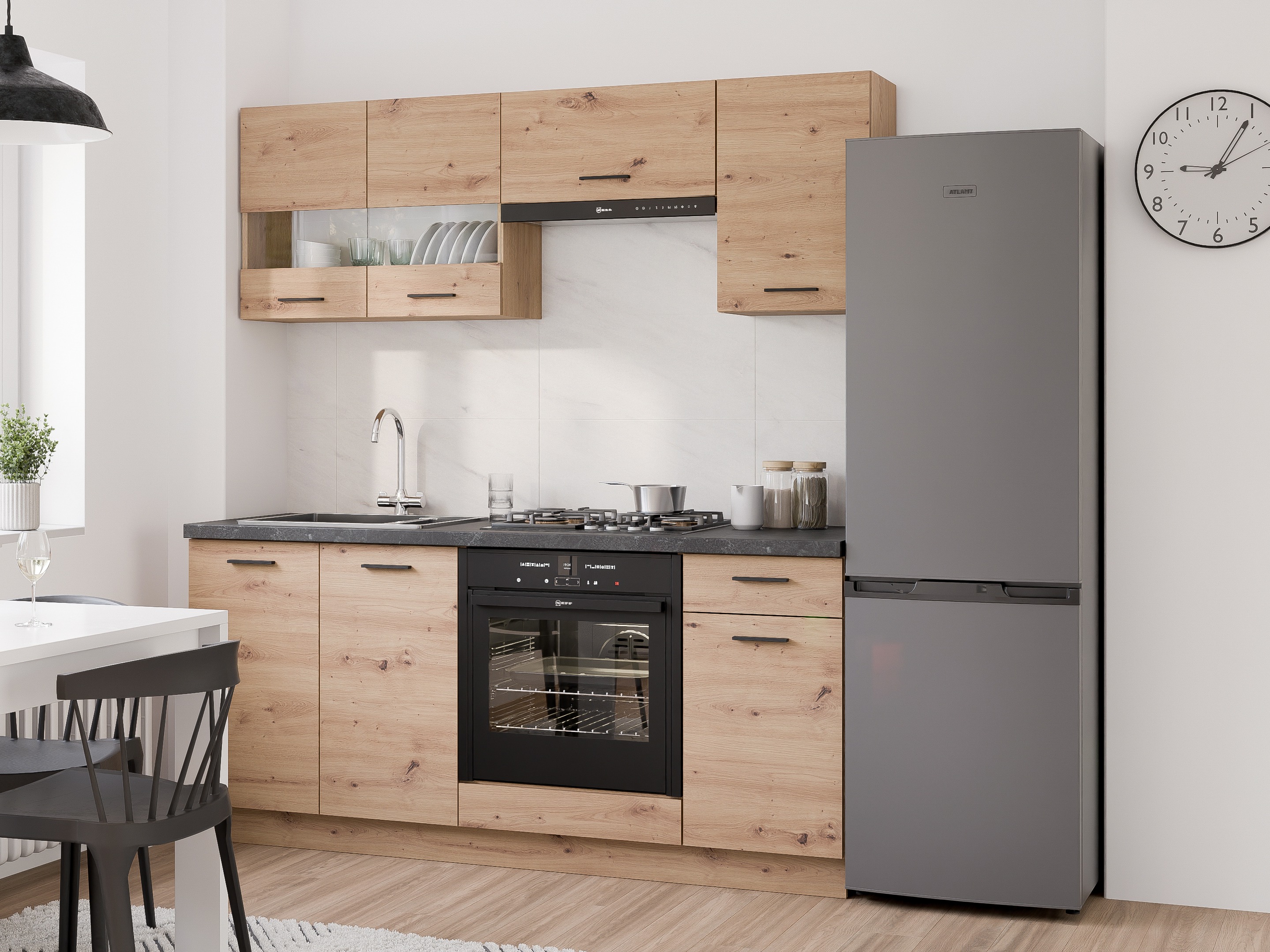 Modular cabinet with drawer and doors Ati Artisan 104