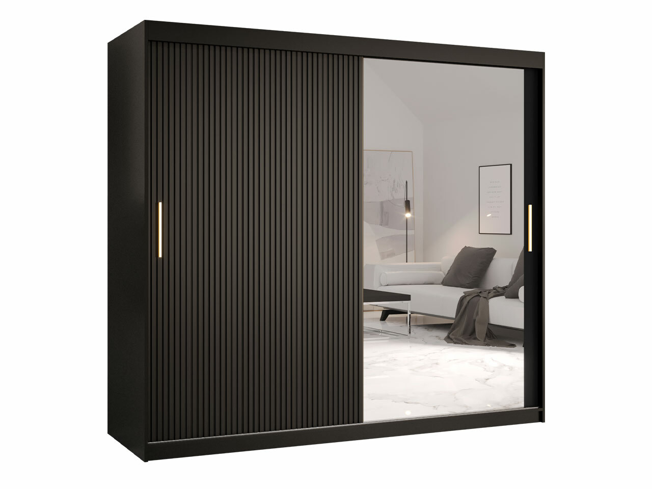 Wardrobe Hartford 403 (Black)