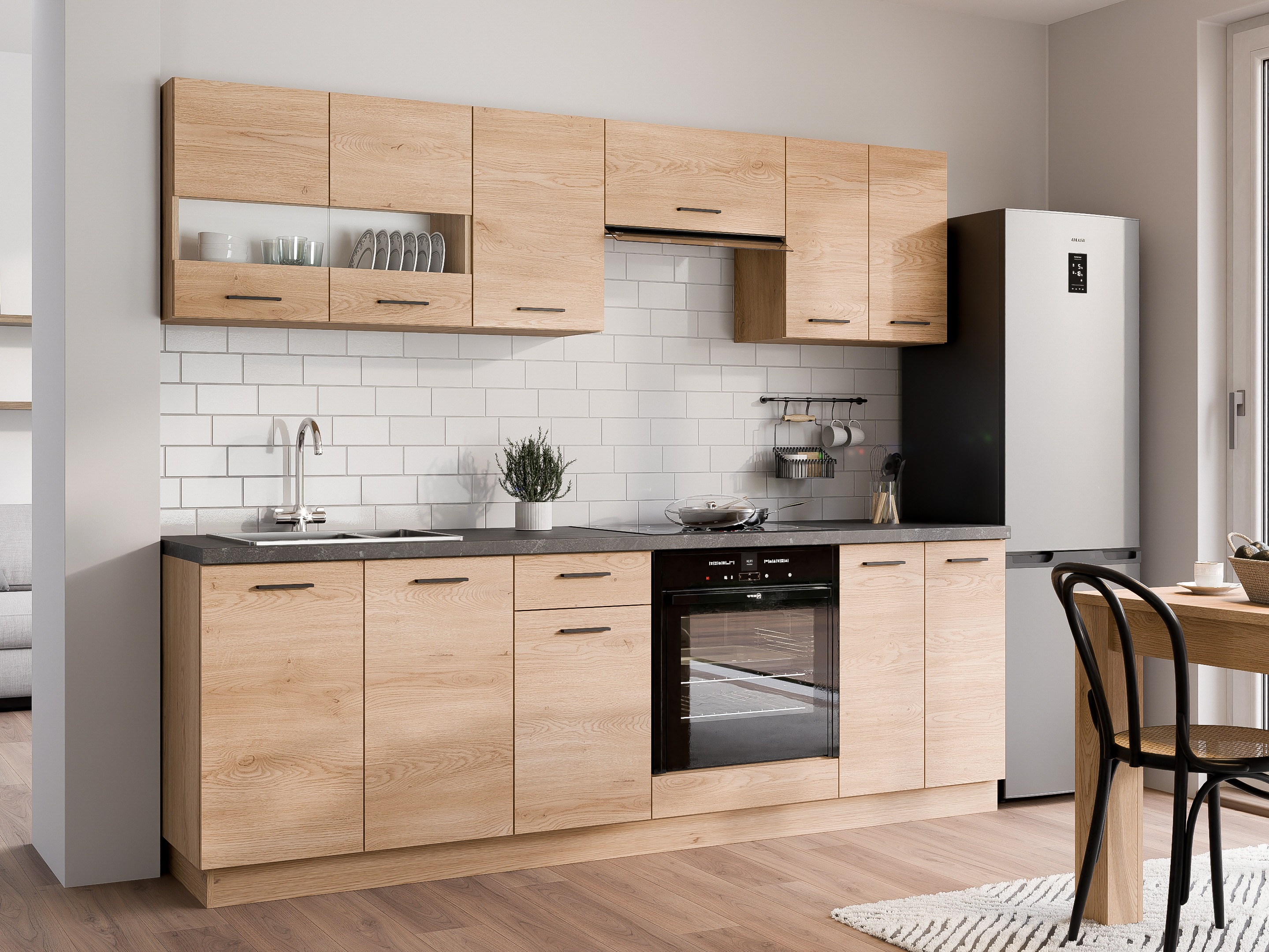 Modular sink cabinet with doors Ati Torro 123