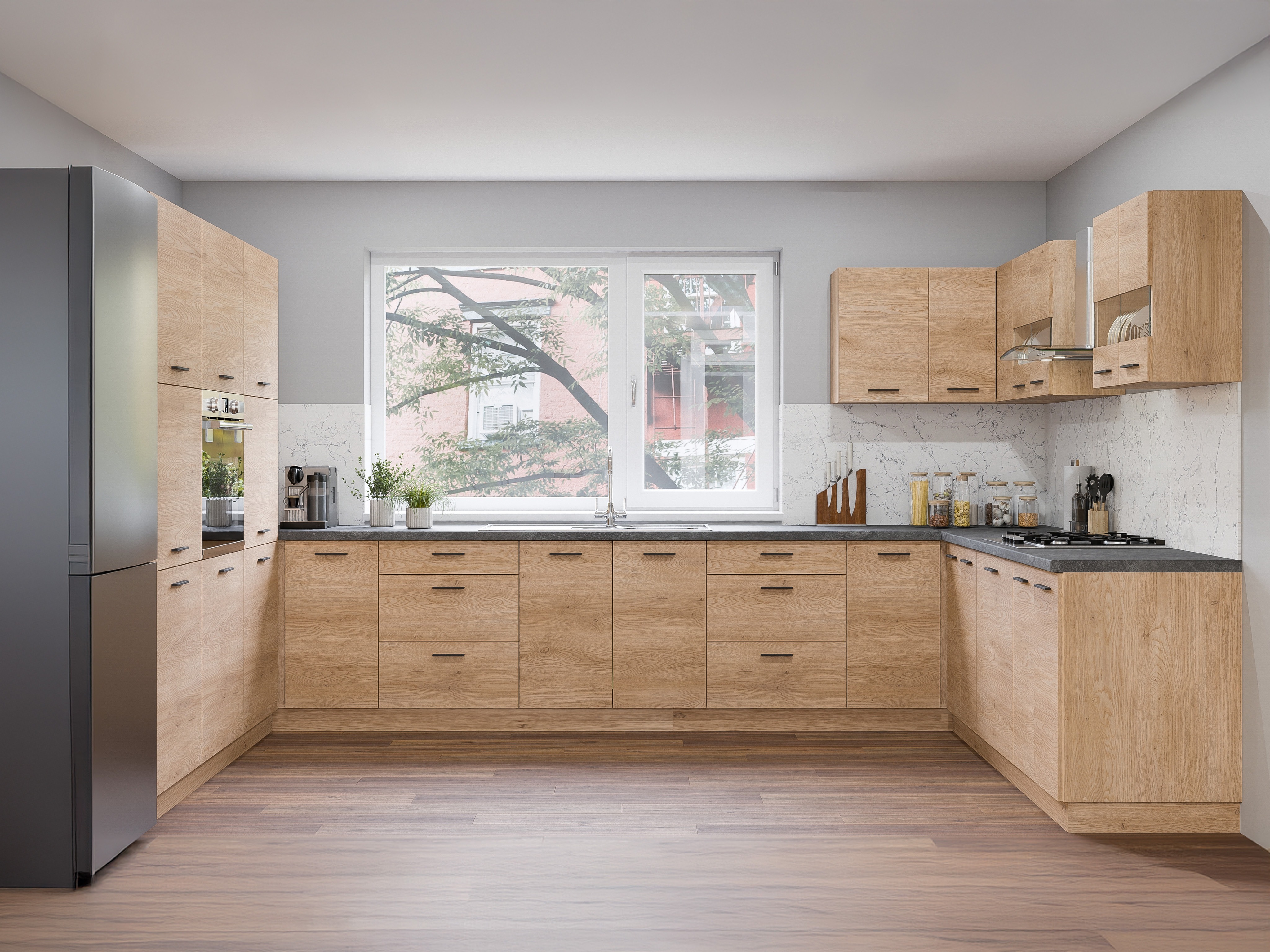 Modular corner cabinet Ati Torro 130