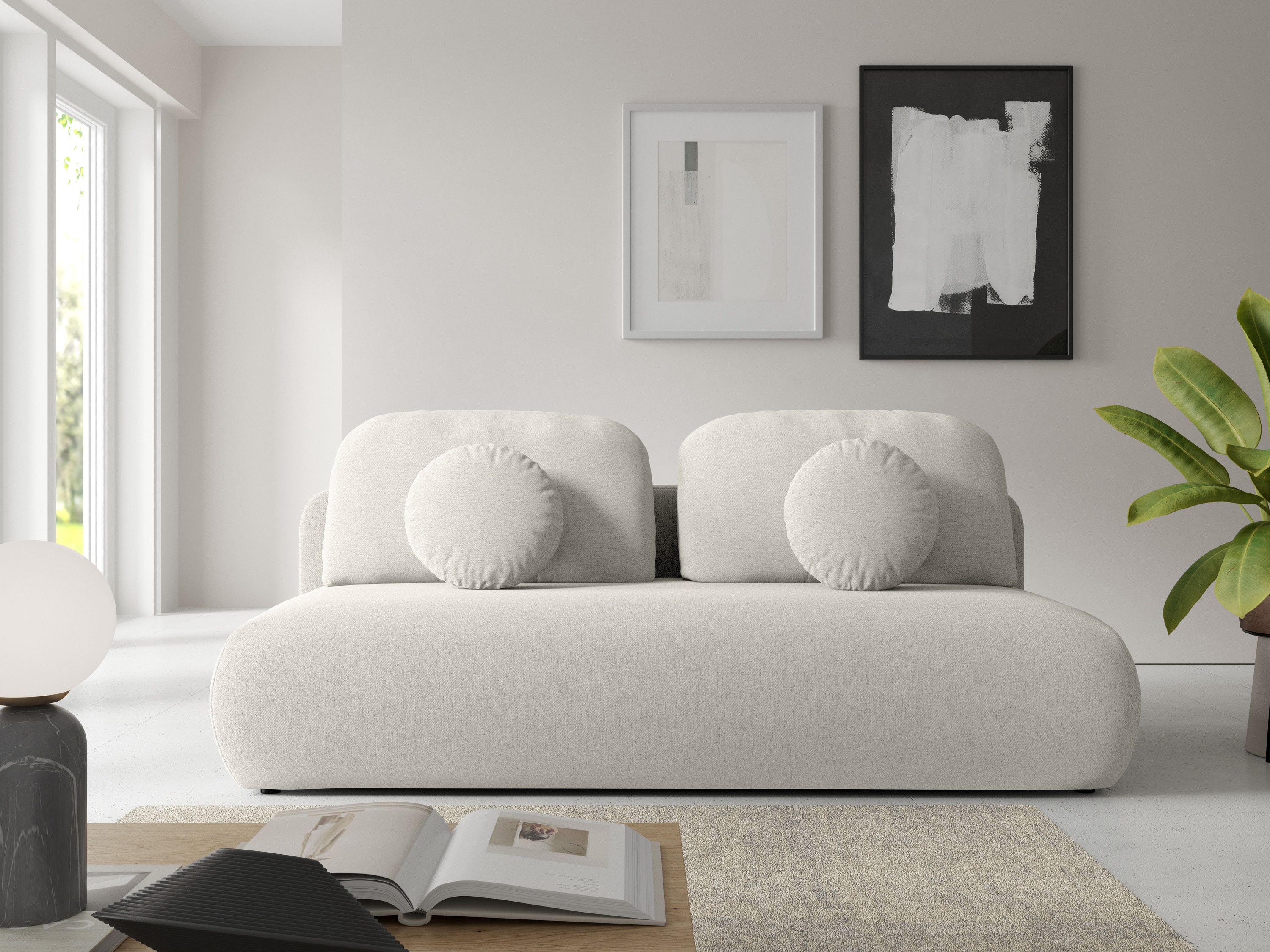 Sofa bed Arcadia 102 (Neve 02)