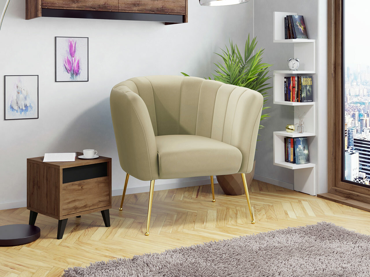 Armchair Orem 112 (Magic Velvet 2201)