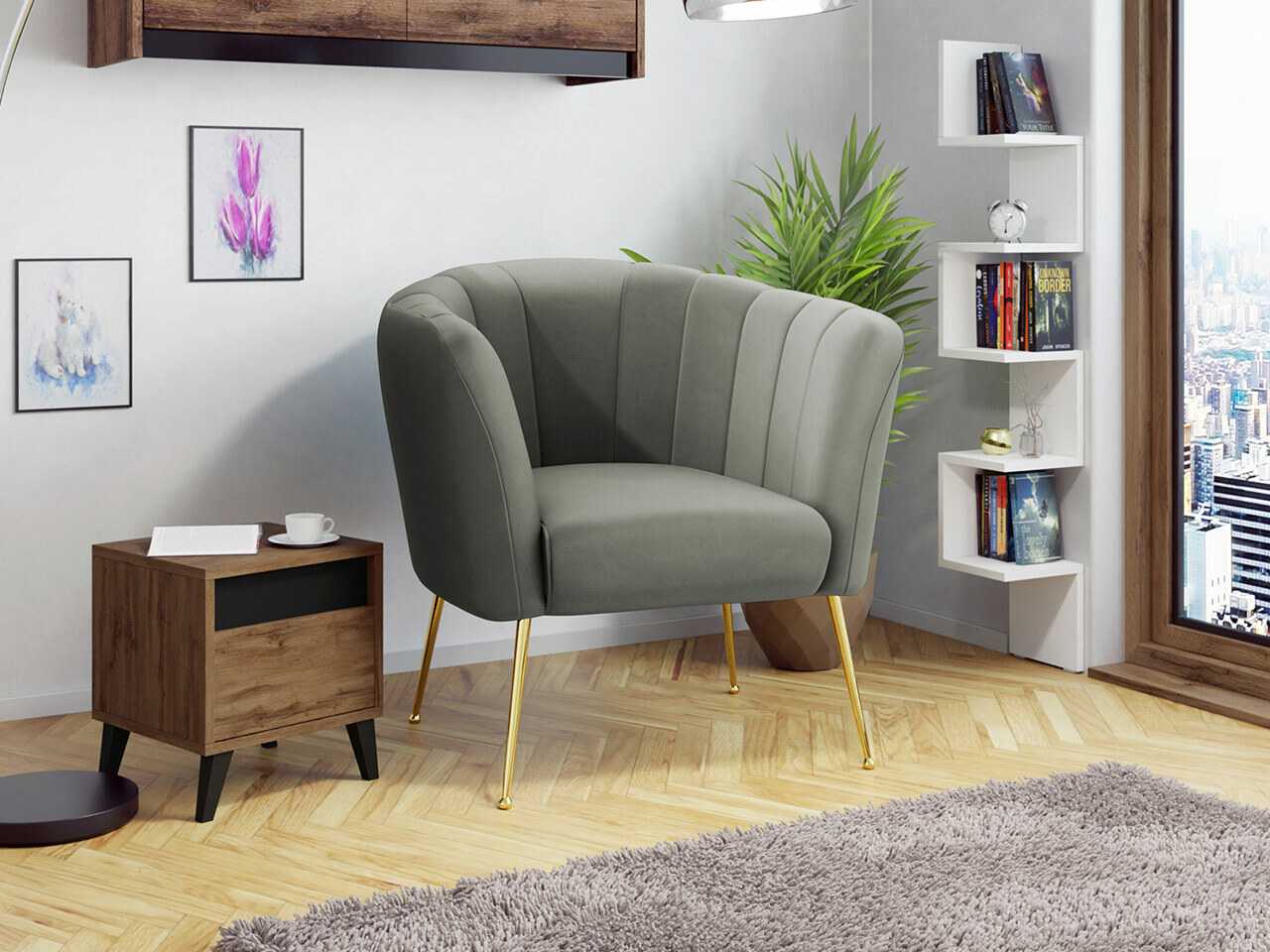 Armchair Orem 112 (Magic Velvet 2217)