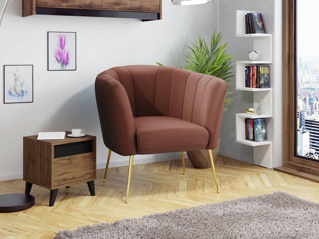 Armchair Orem 112 (Magic Velvet 2258)
