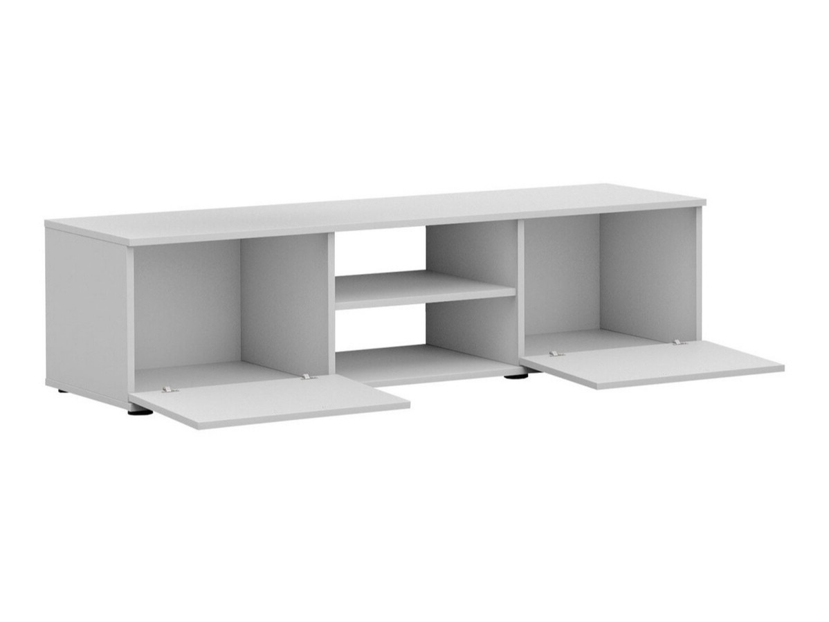 TV stand Tornola 100 (Black + Glossy black)
