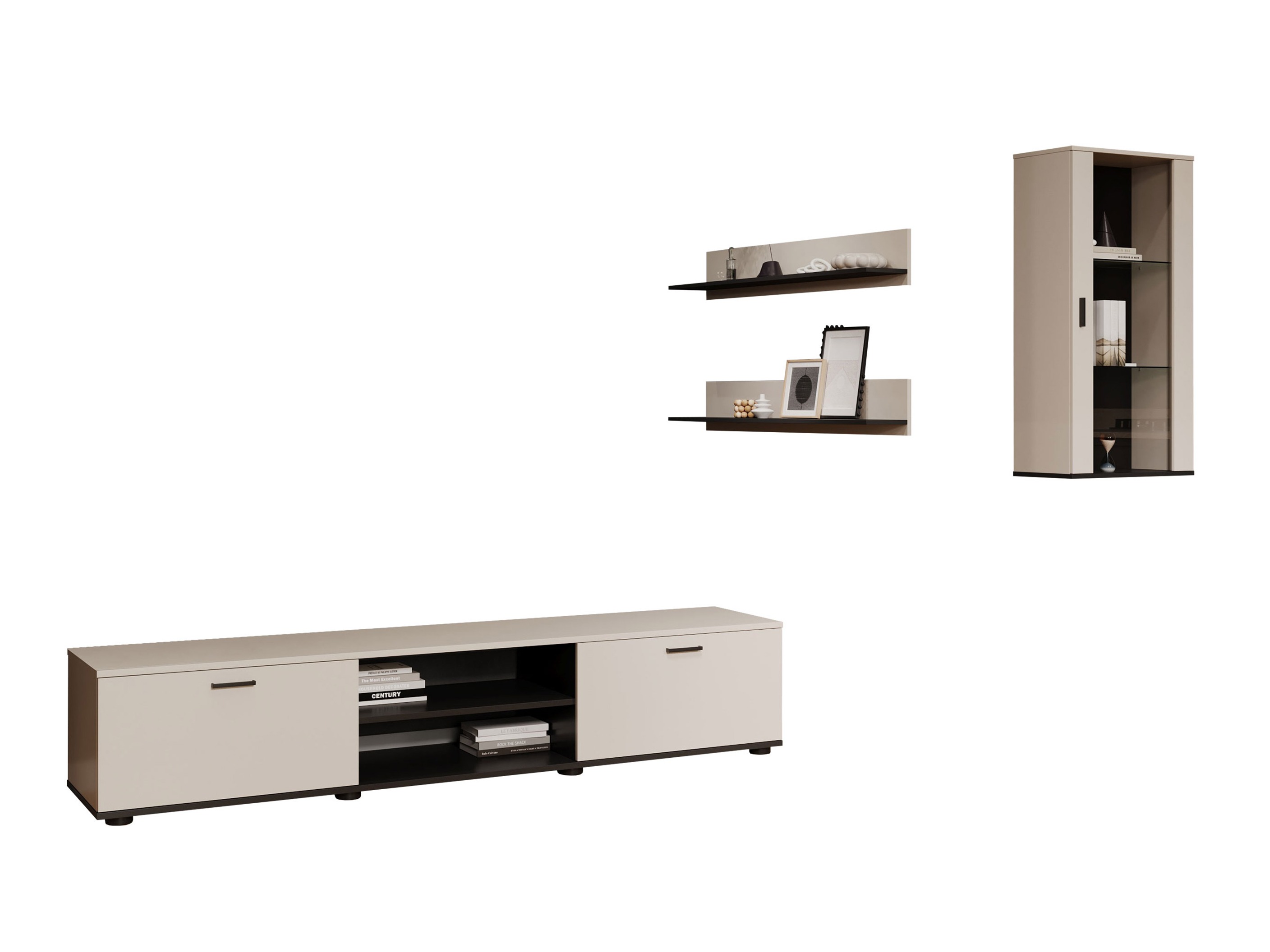 Living room set Tornola 113 (Cashmere + Black)