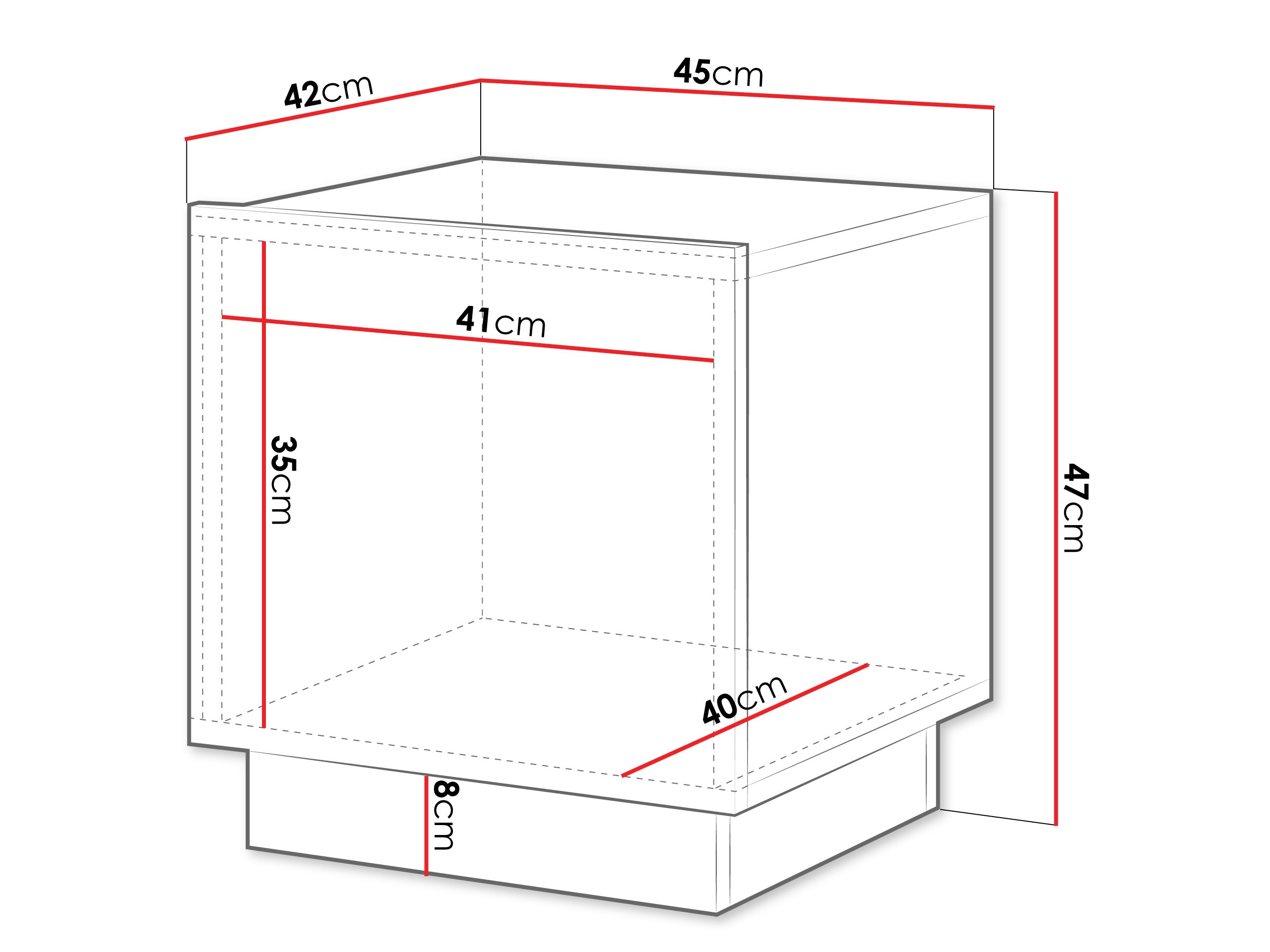 Set of bedside tables Lauror (Black)