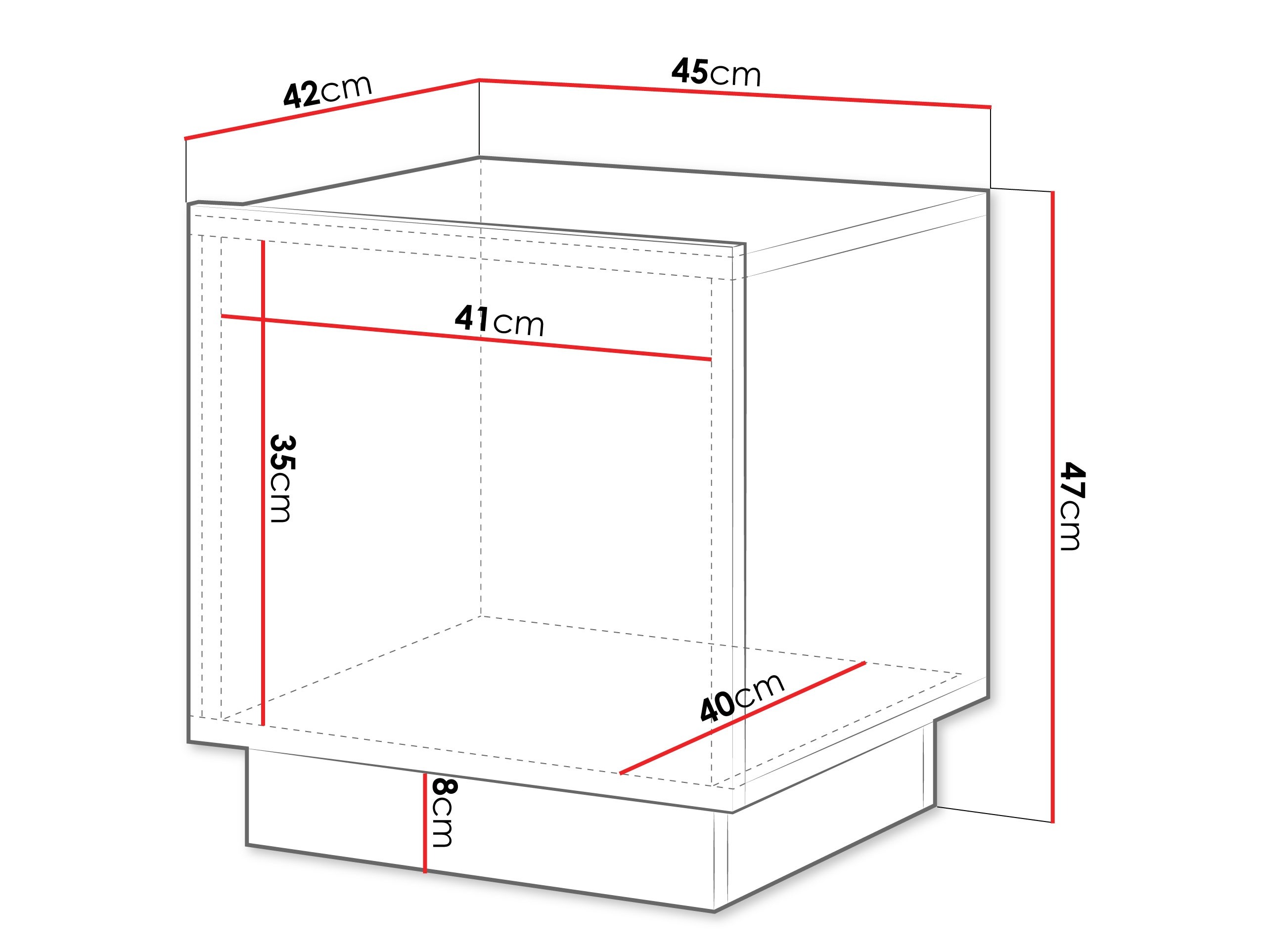 Set of bedside tables Lauror (White)