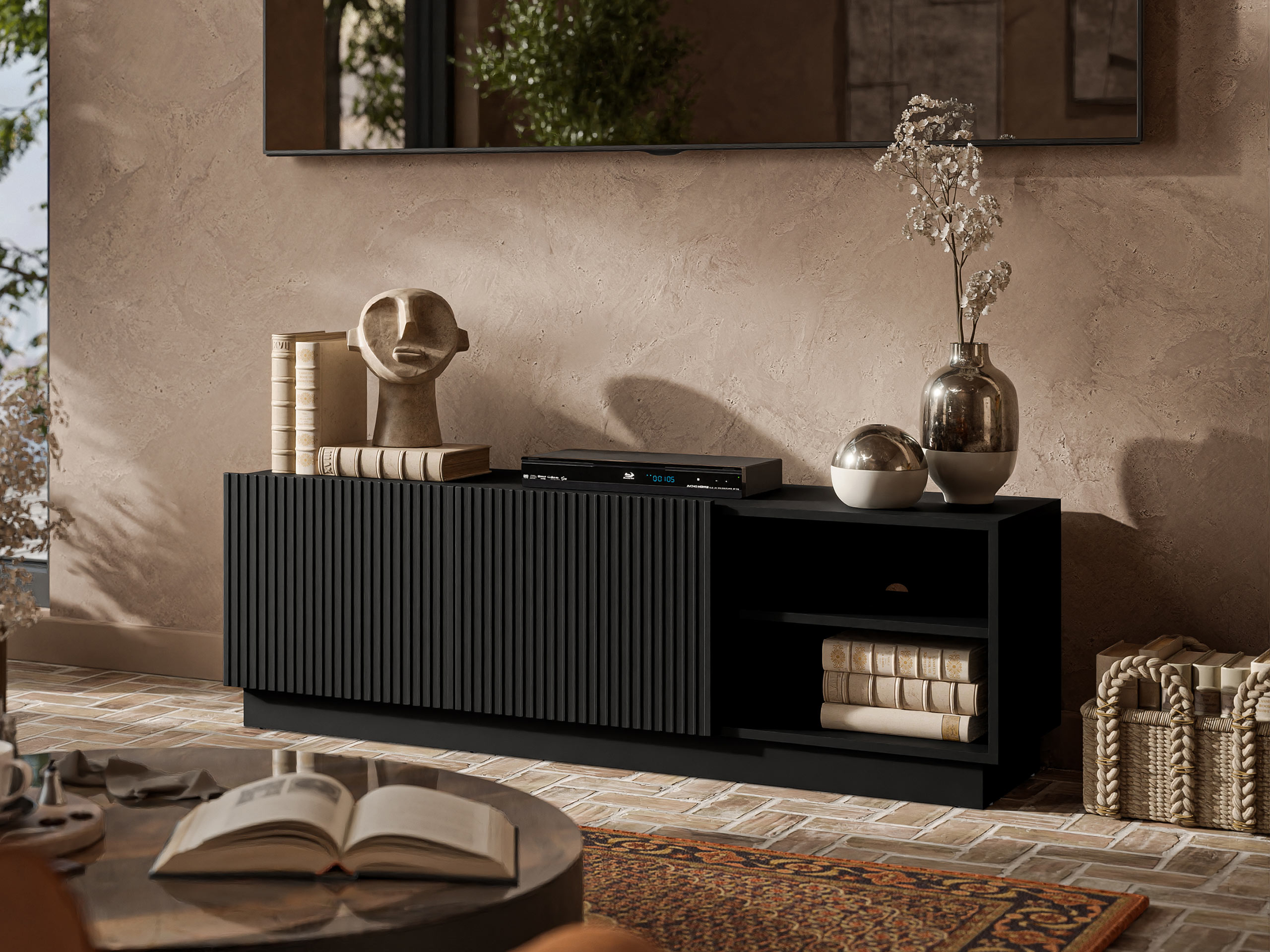 TV stand Lauror (Black)