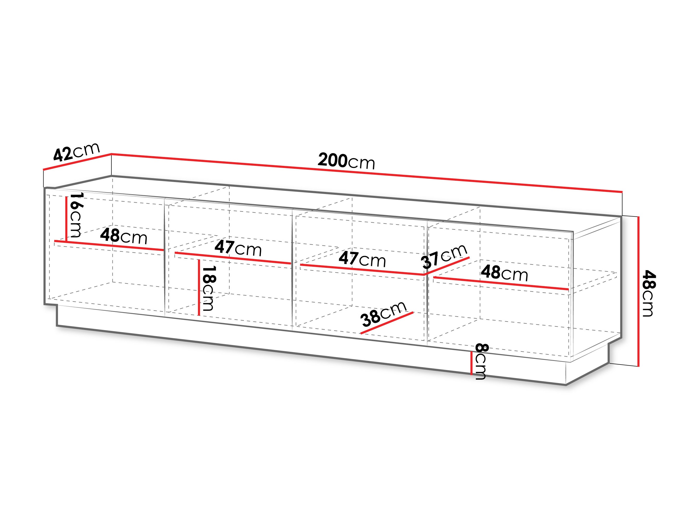 TV stand Lauror I (Cashmere)