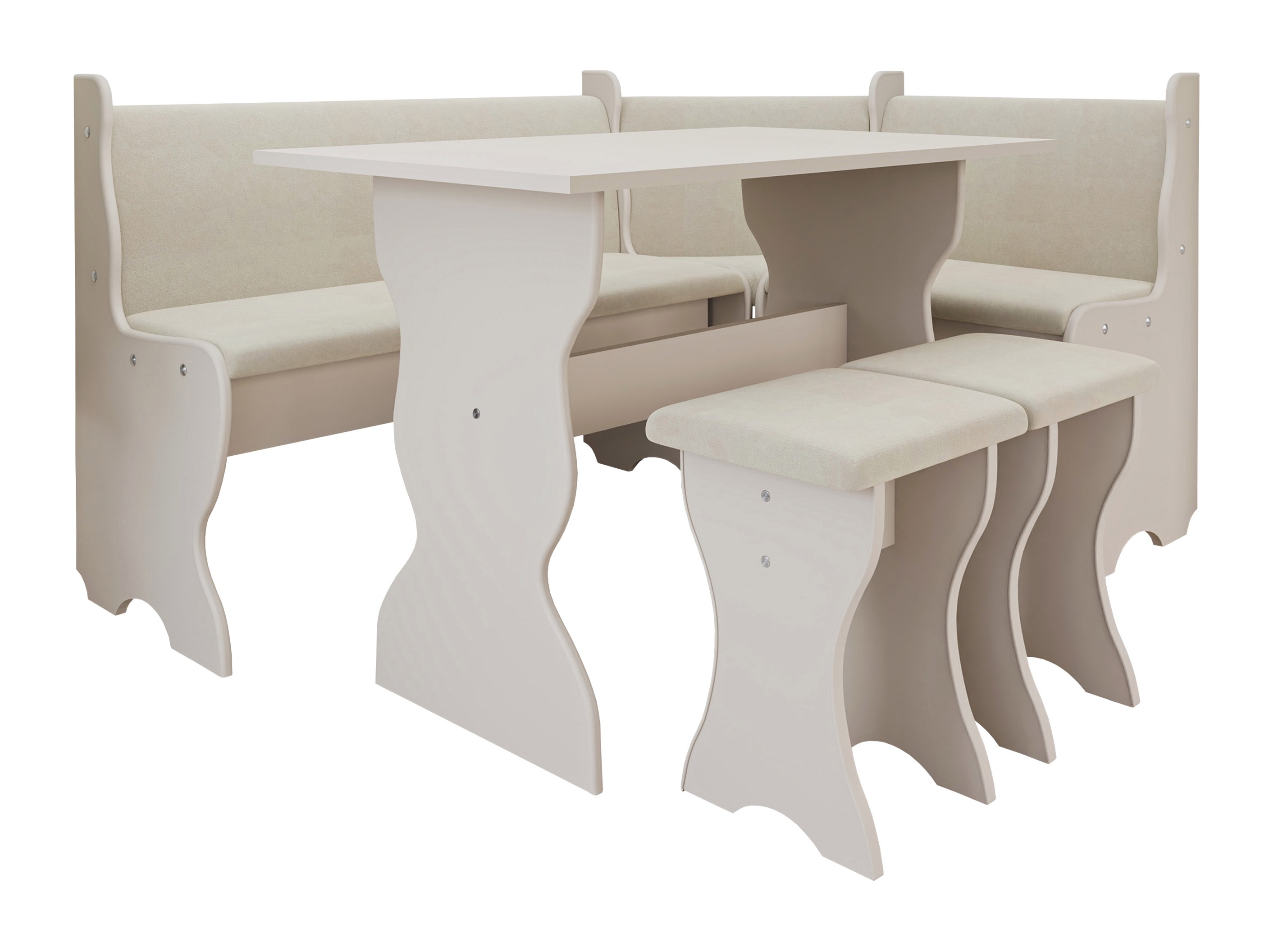Kitchen corner Reading 100 (Cashmere + Trinity 02)