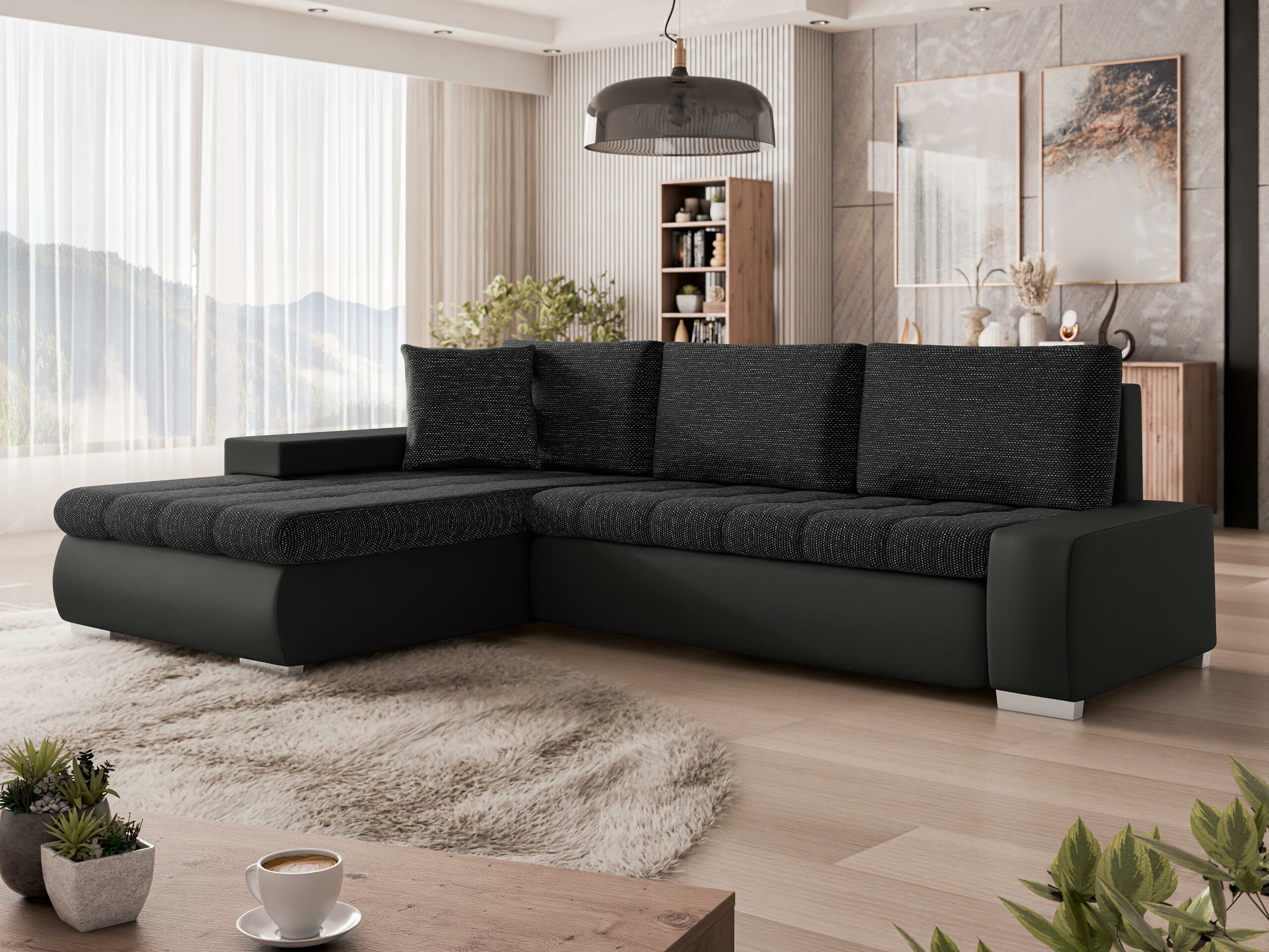 Corner sofa Comfivo Nitor (Soft 011 + Lawa 06)