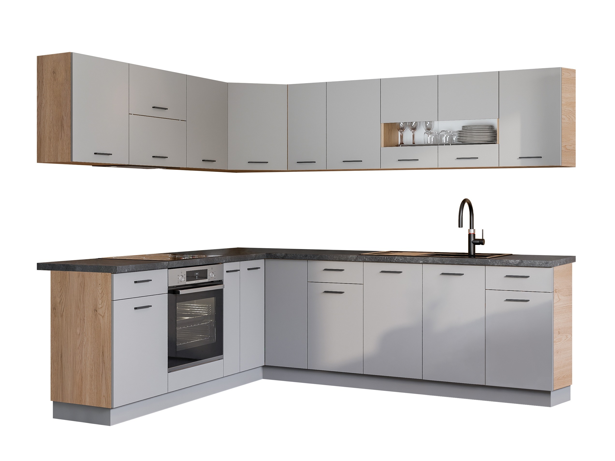 Modular kitchen set Ati Grey 131