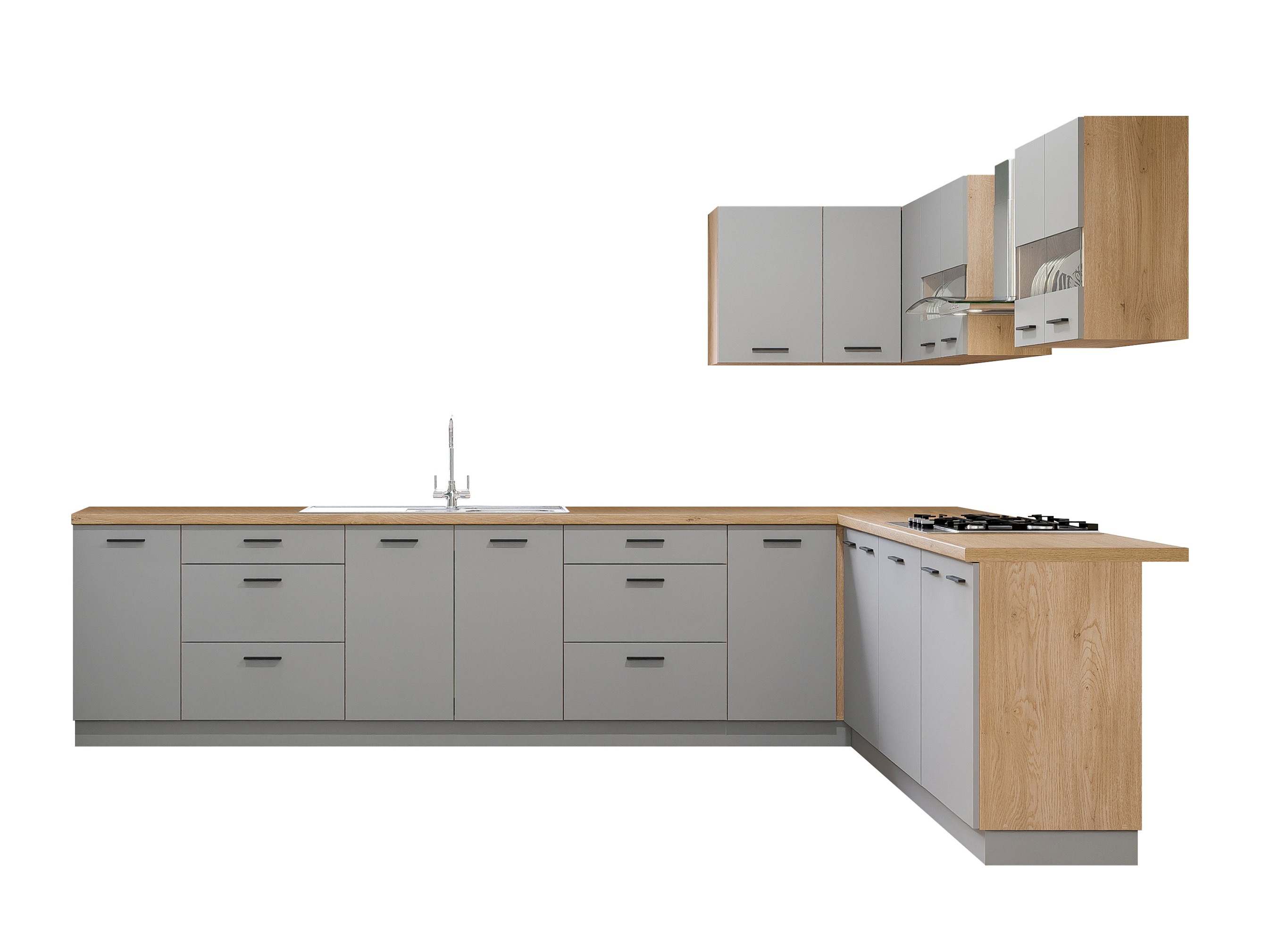 Modular kitchen set Ati Grey 133