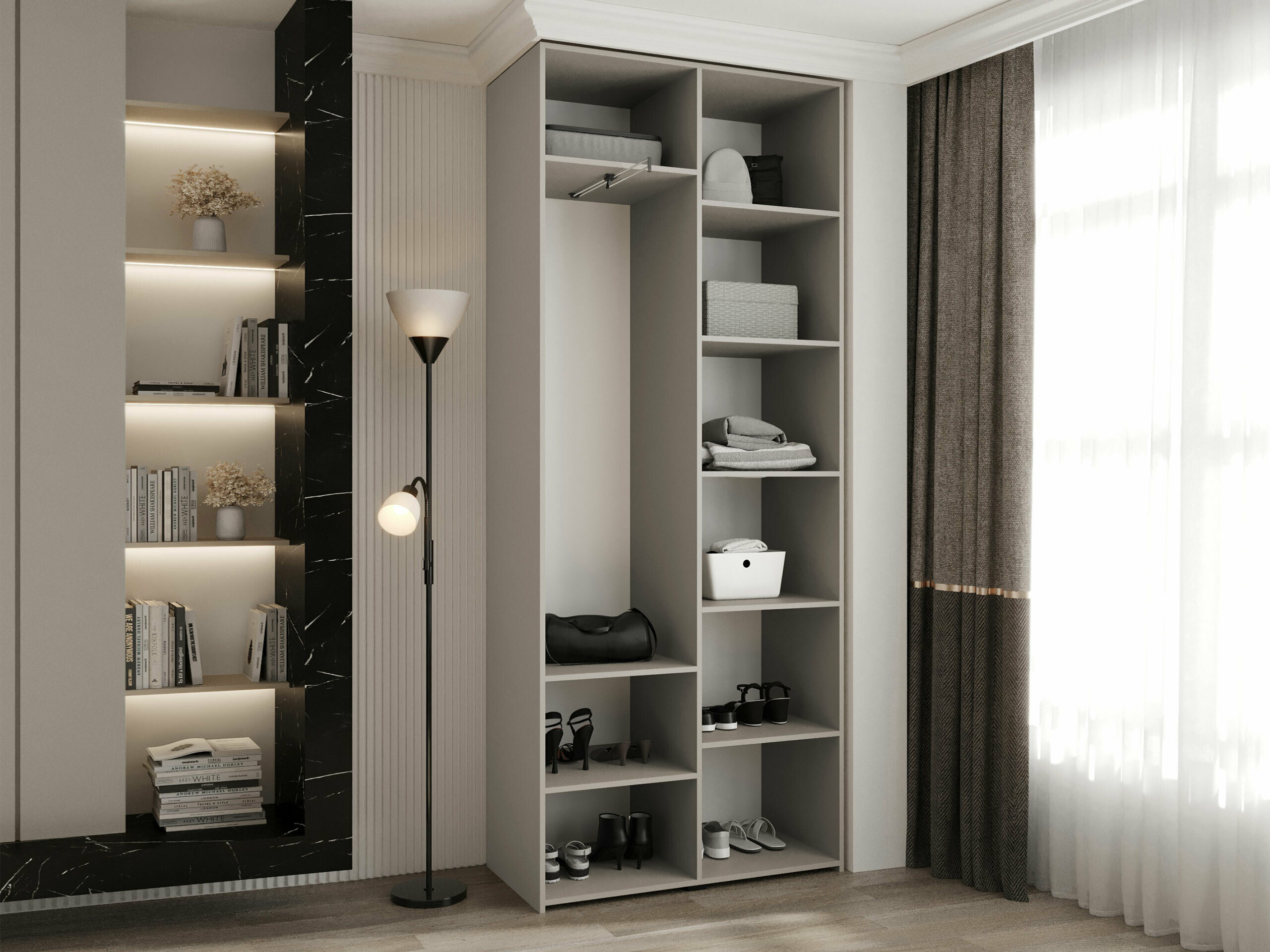 Wardrobe Hartford 572 (White)