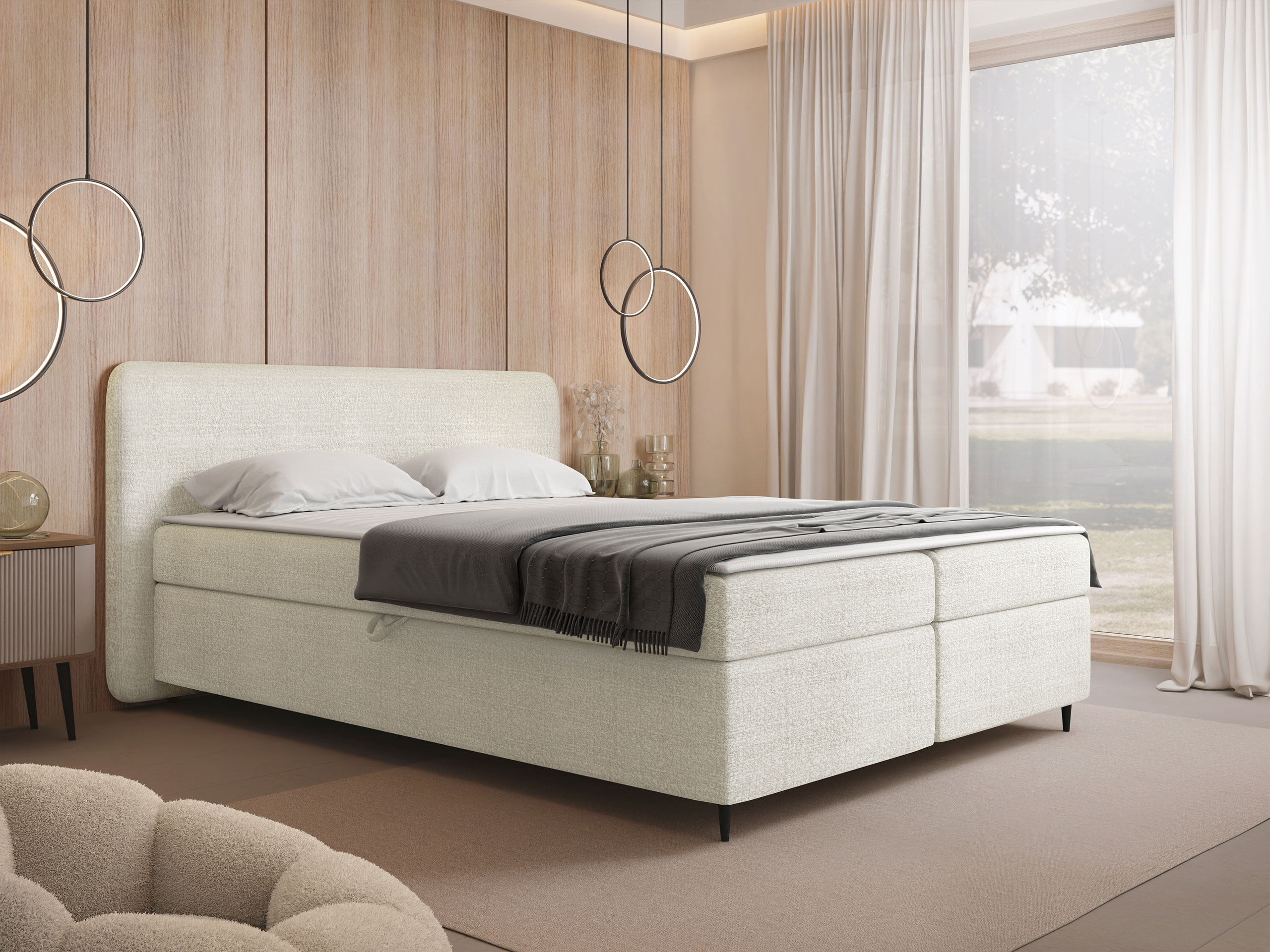 Continental bed Stonecrest 108 (Taro 01)