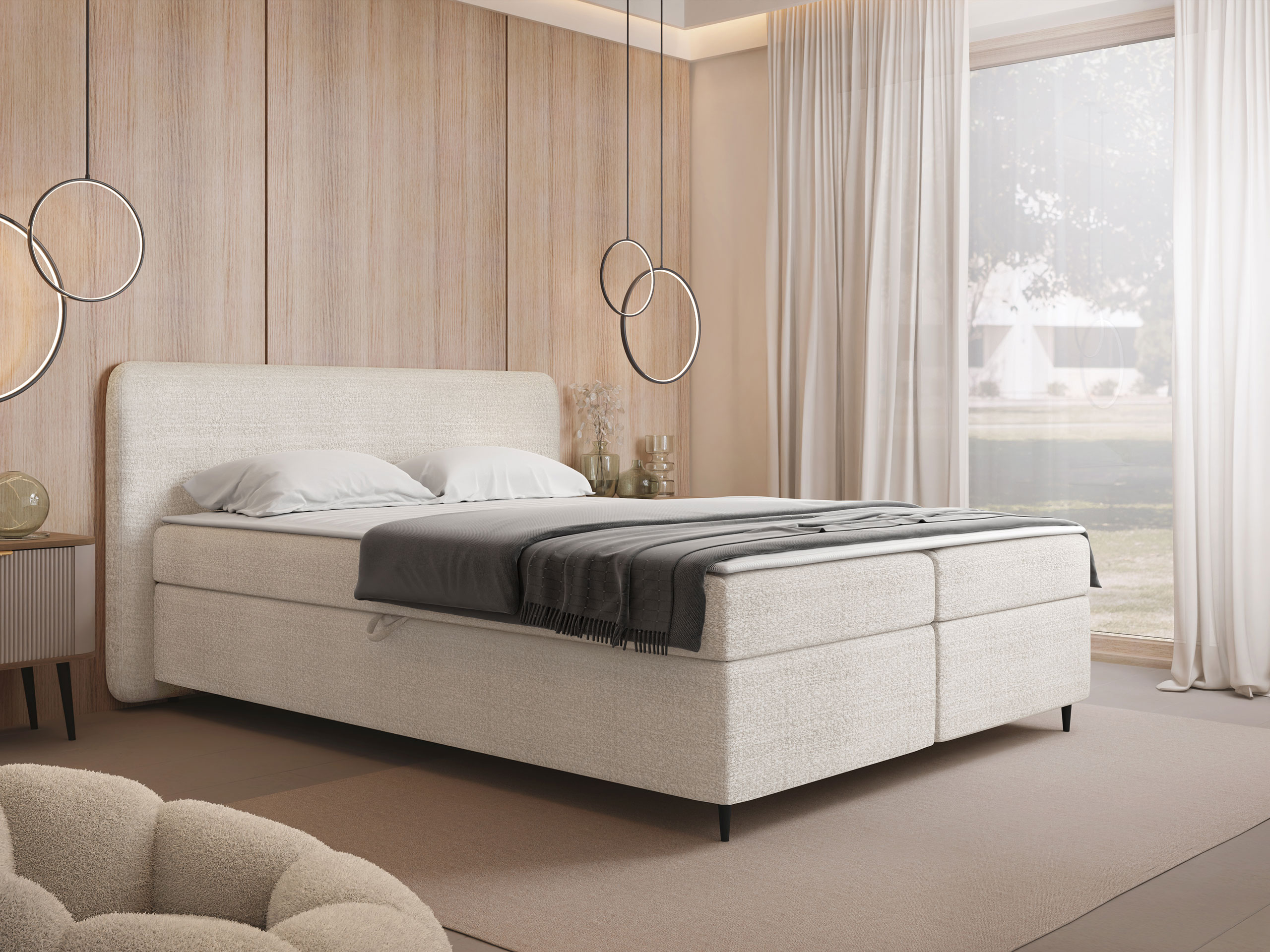 Continental bed Stonecrest 108 (Taro 05)