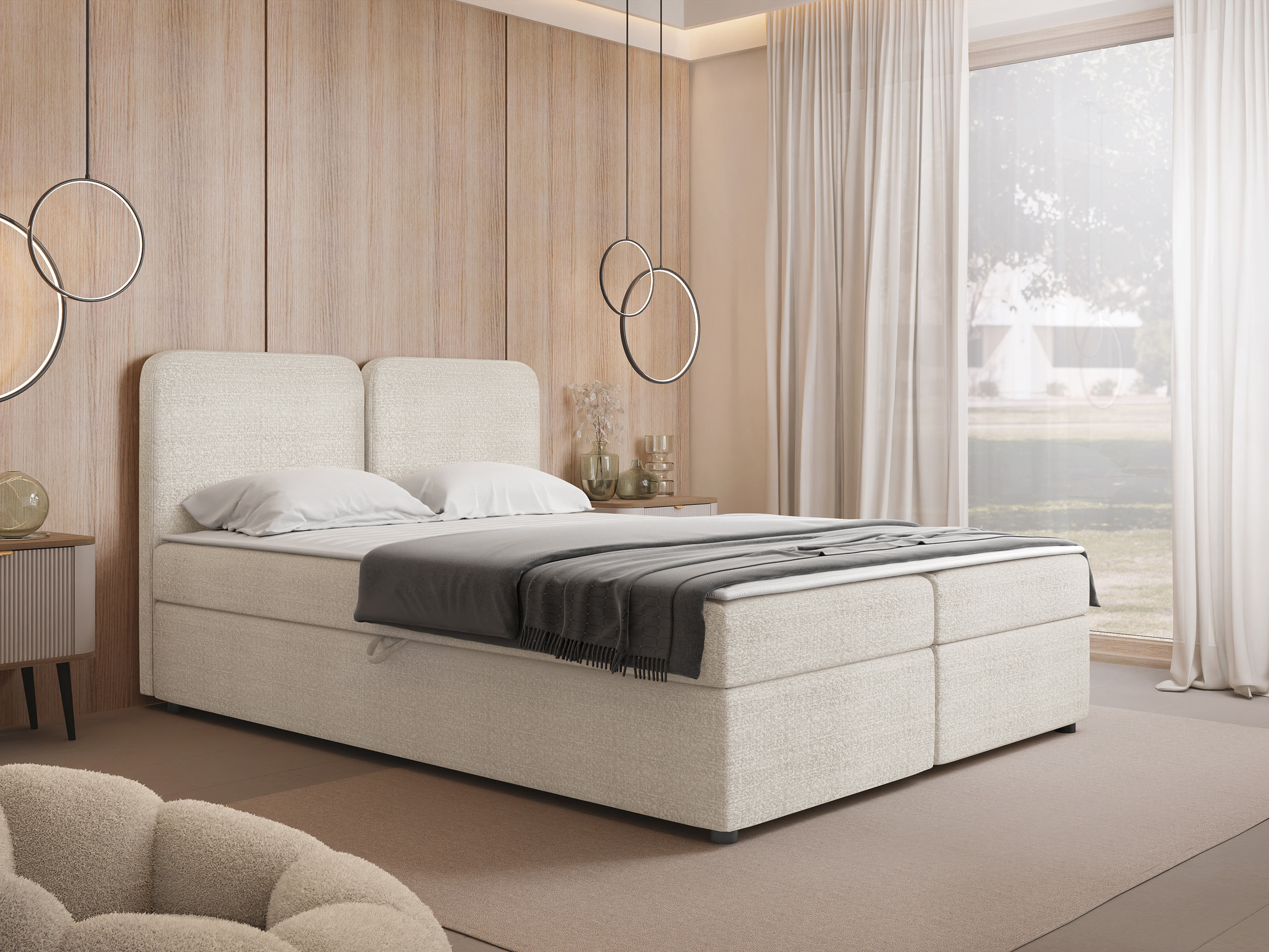 Continental bed Stonecrest 109 (Taro 05)