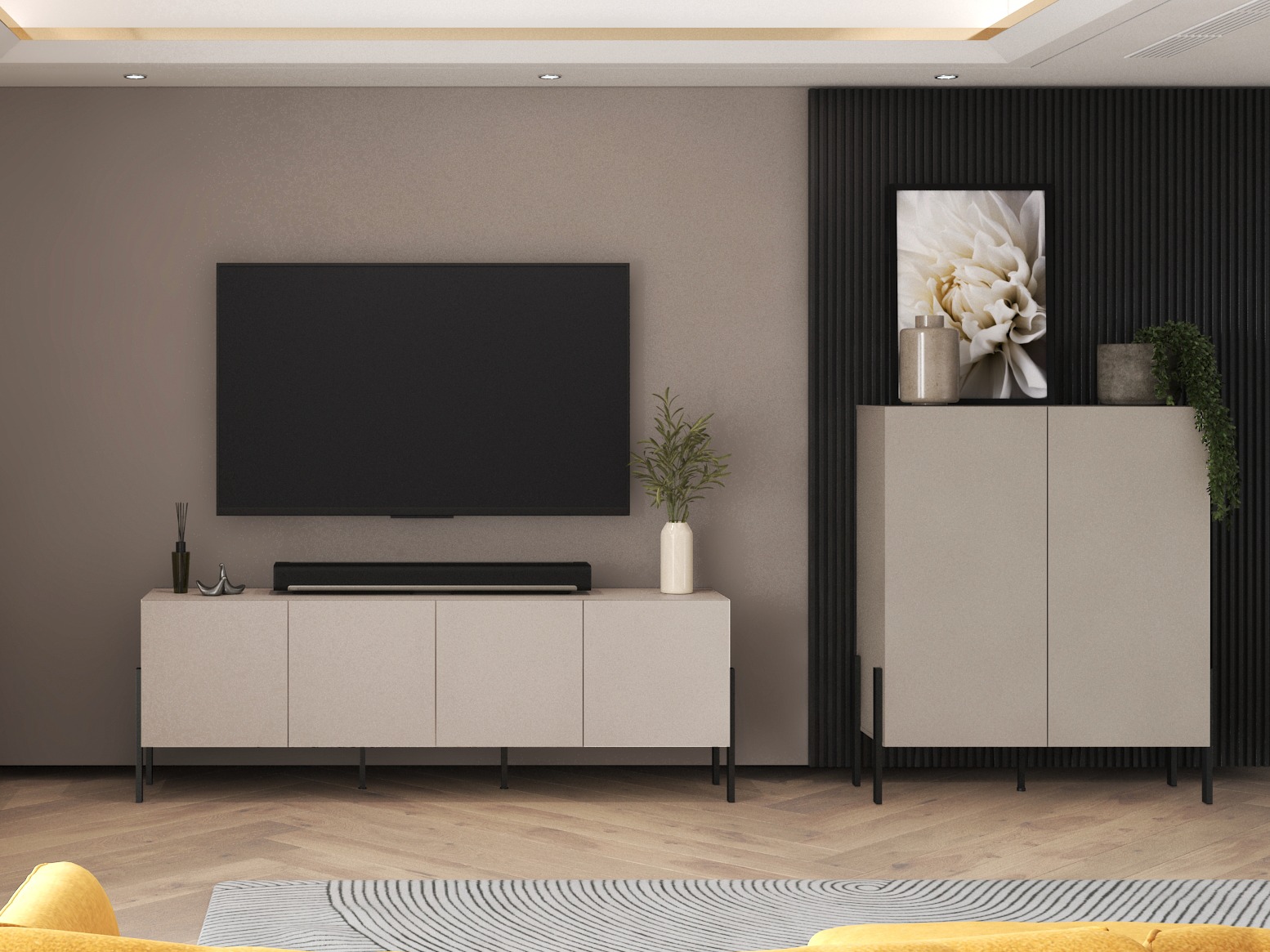 TV stand Etsore 100 (Cashmere)