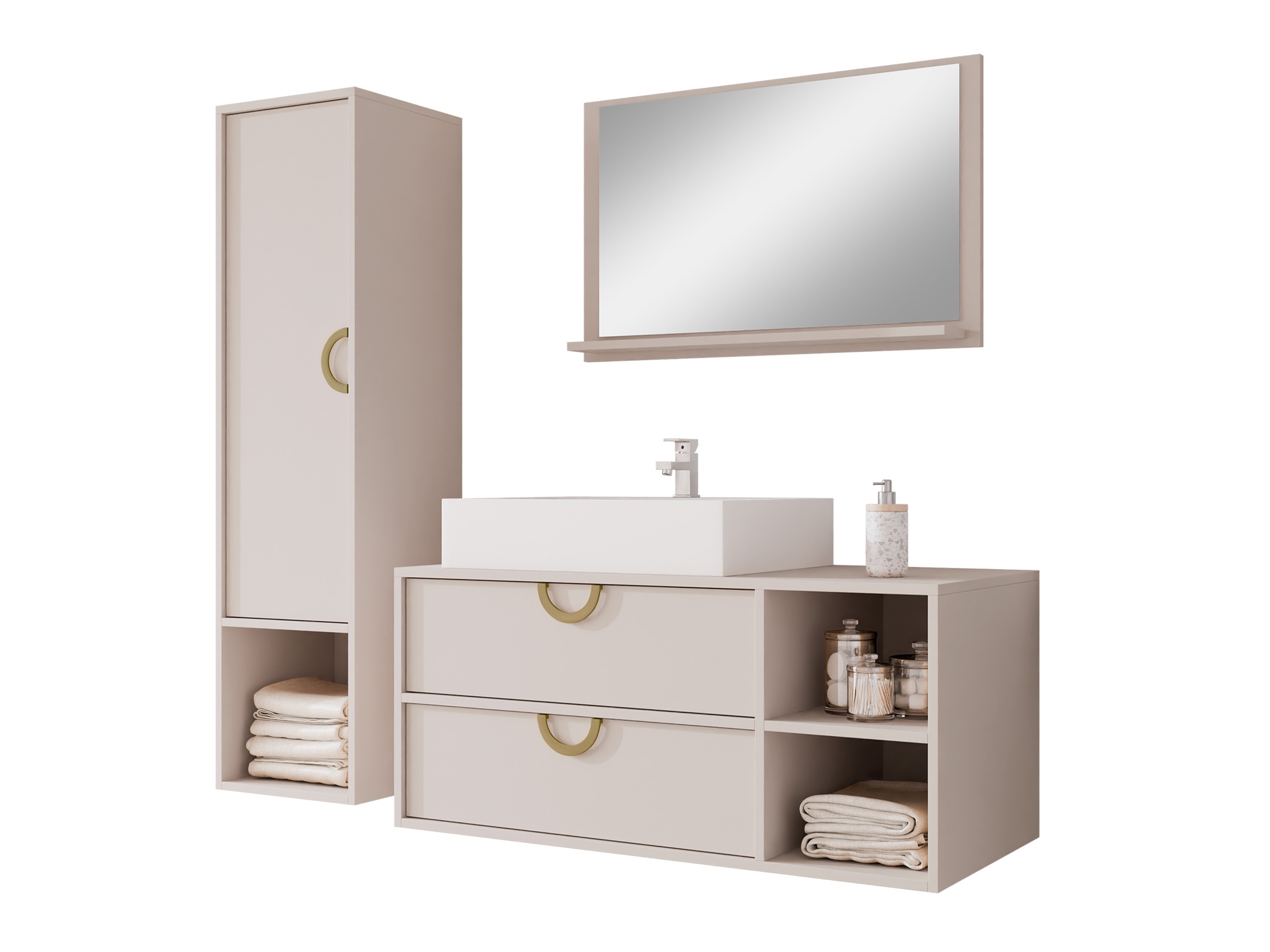 Bathroom set Sodalis (Cashmere)
