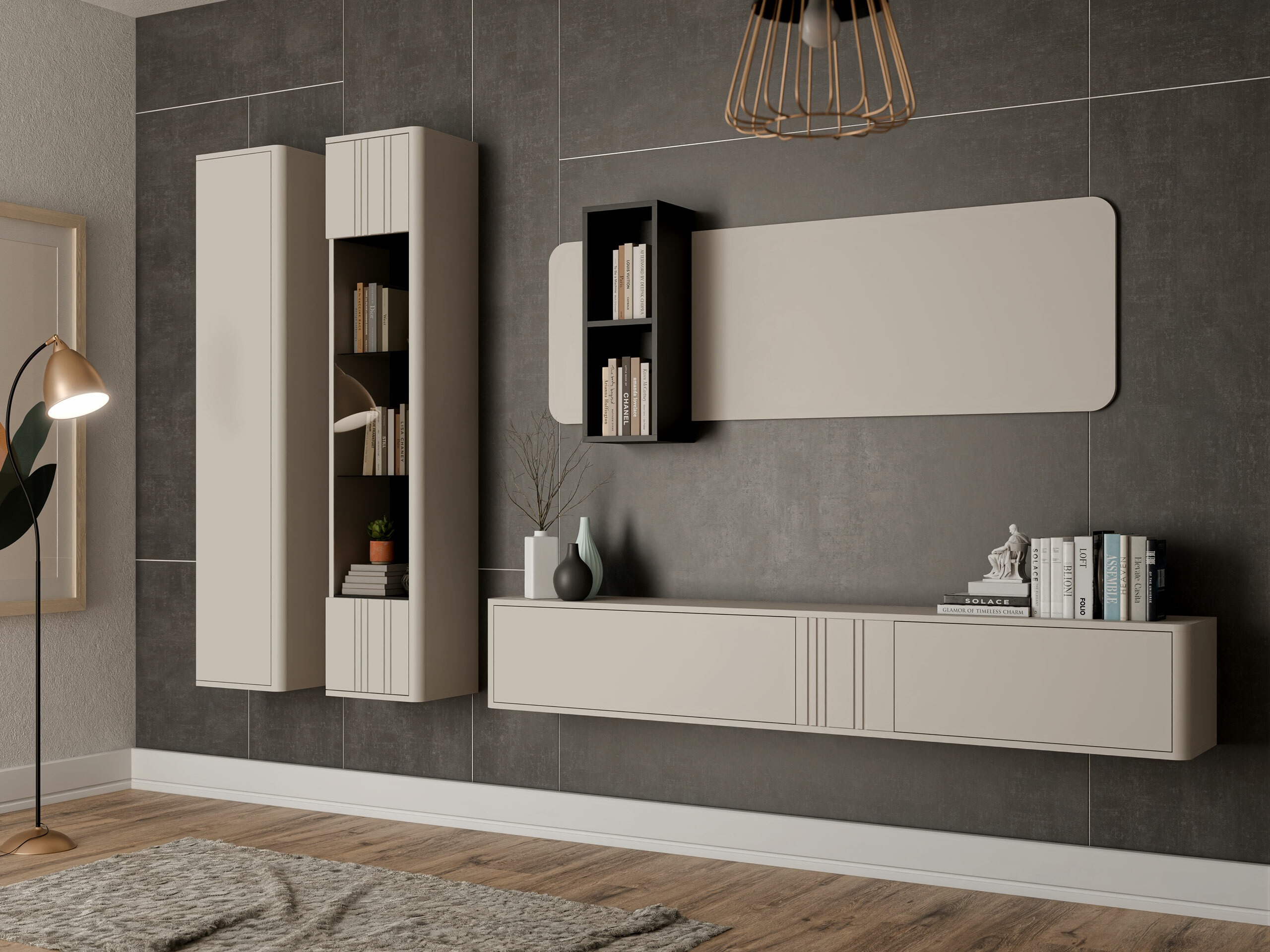 Wall shelf Oratio II (Cashmere)